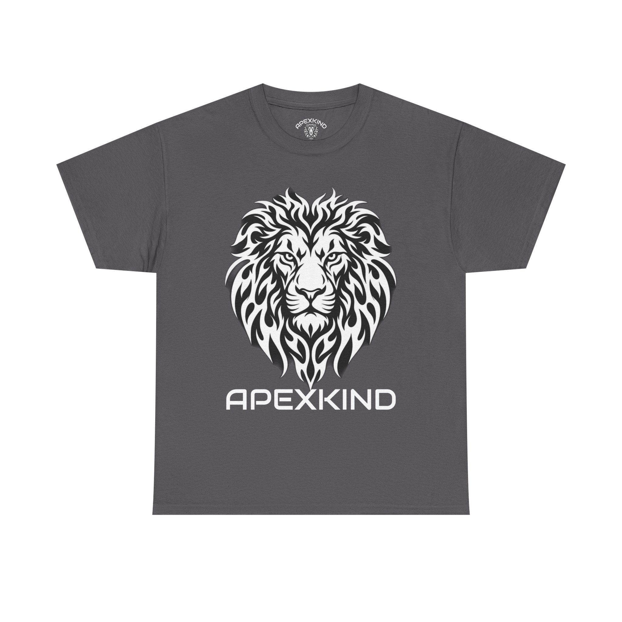 ApexKind Lion Tee — Motivational Lion Graphic T-Shirt ("WALK WILD LIVE SHARP")