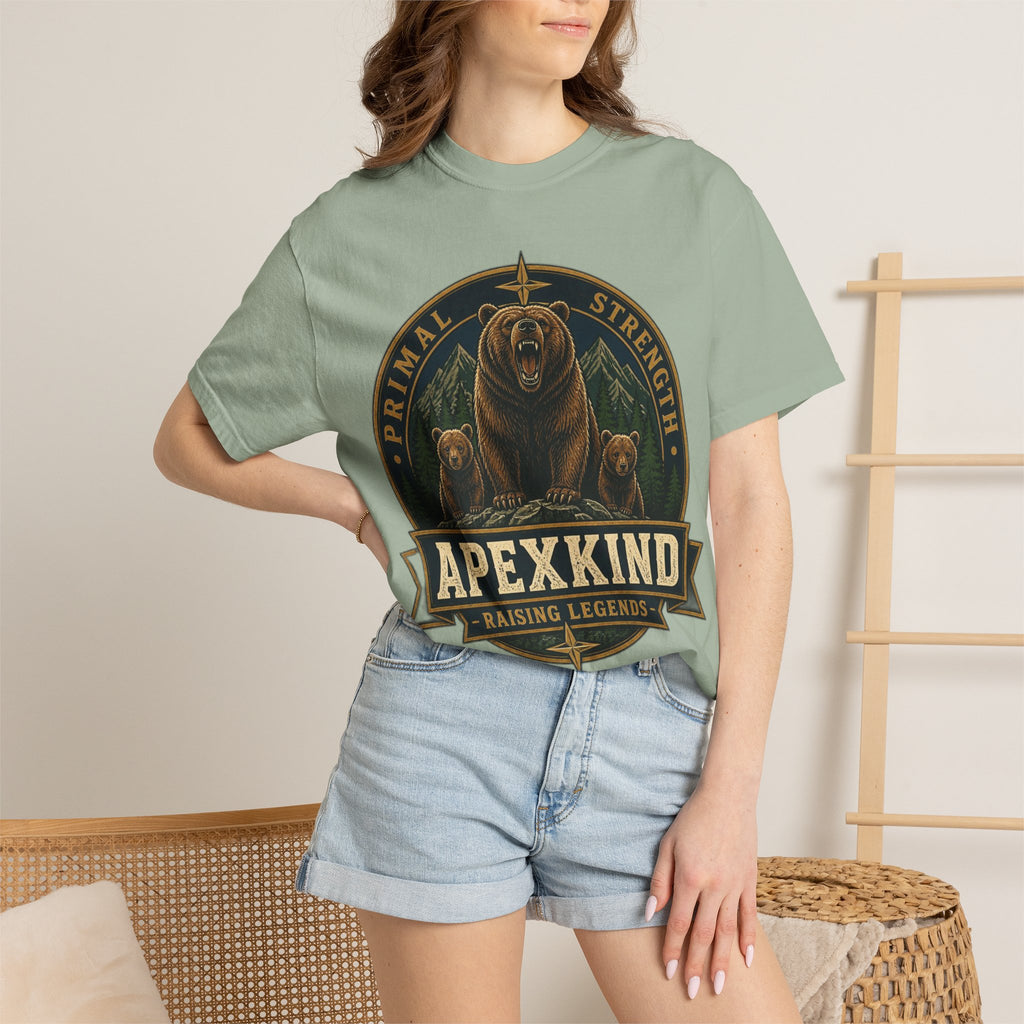 Apexkind Bear Logo T-shirt | Primal Strength, Raising Legends