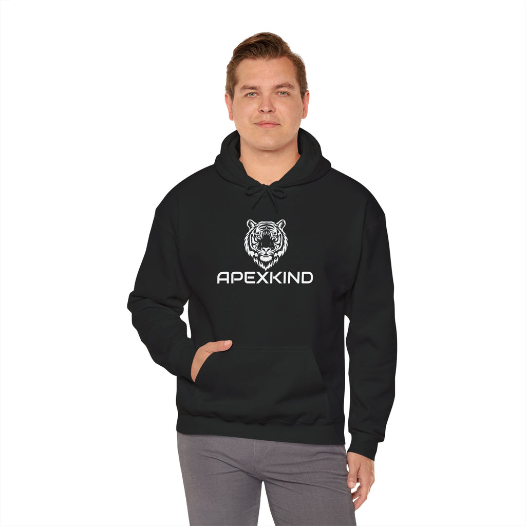 ApexKind Tiger Hoodie — "Walk Wild Live Sharp" Graphic Sweatshirt