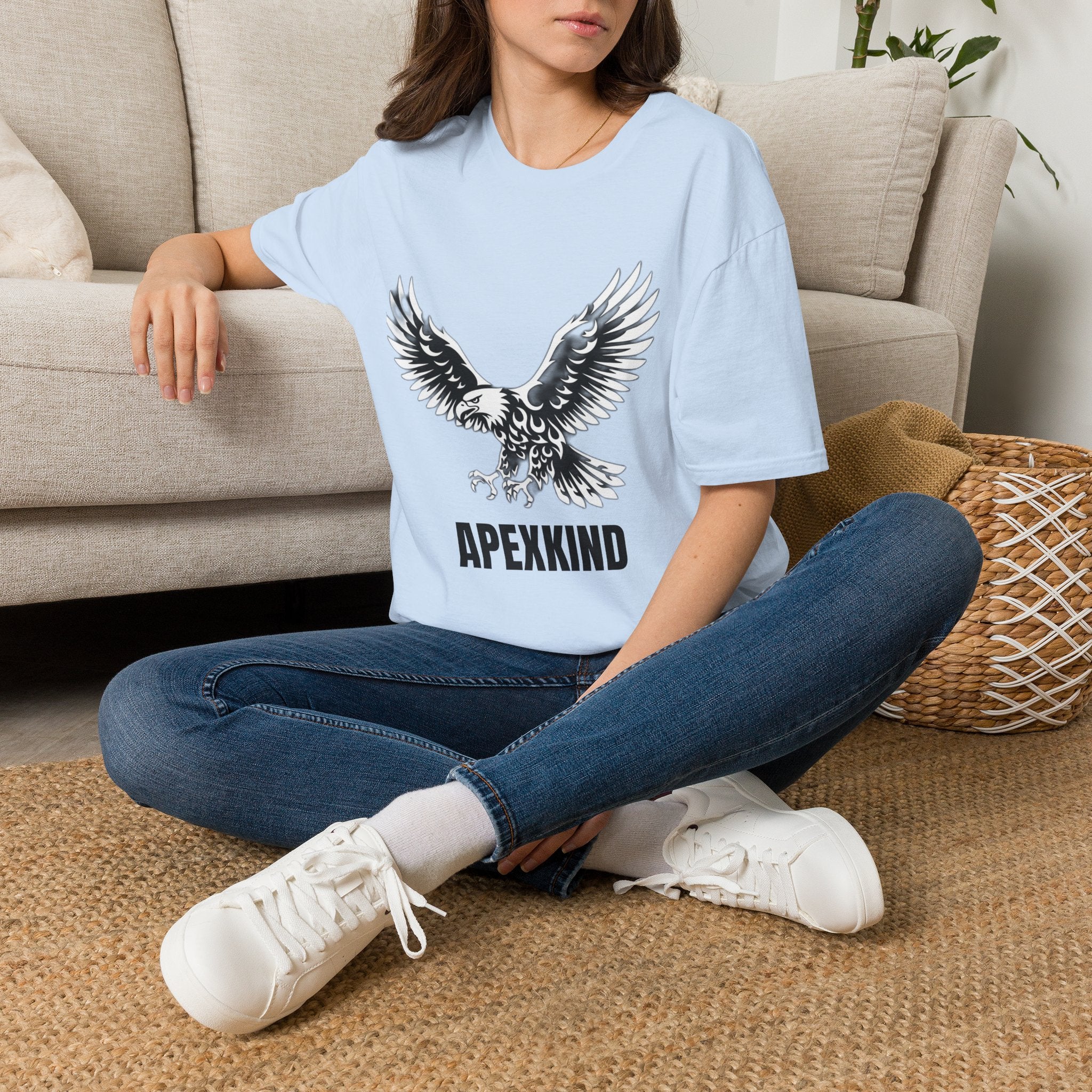 Flying Eagle Graphic T-Shirt | Soaring Eagle Wings Shirt