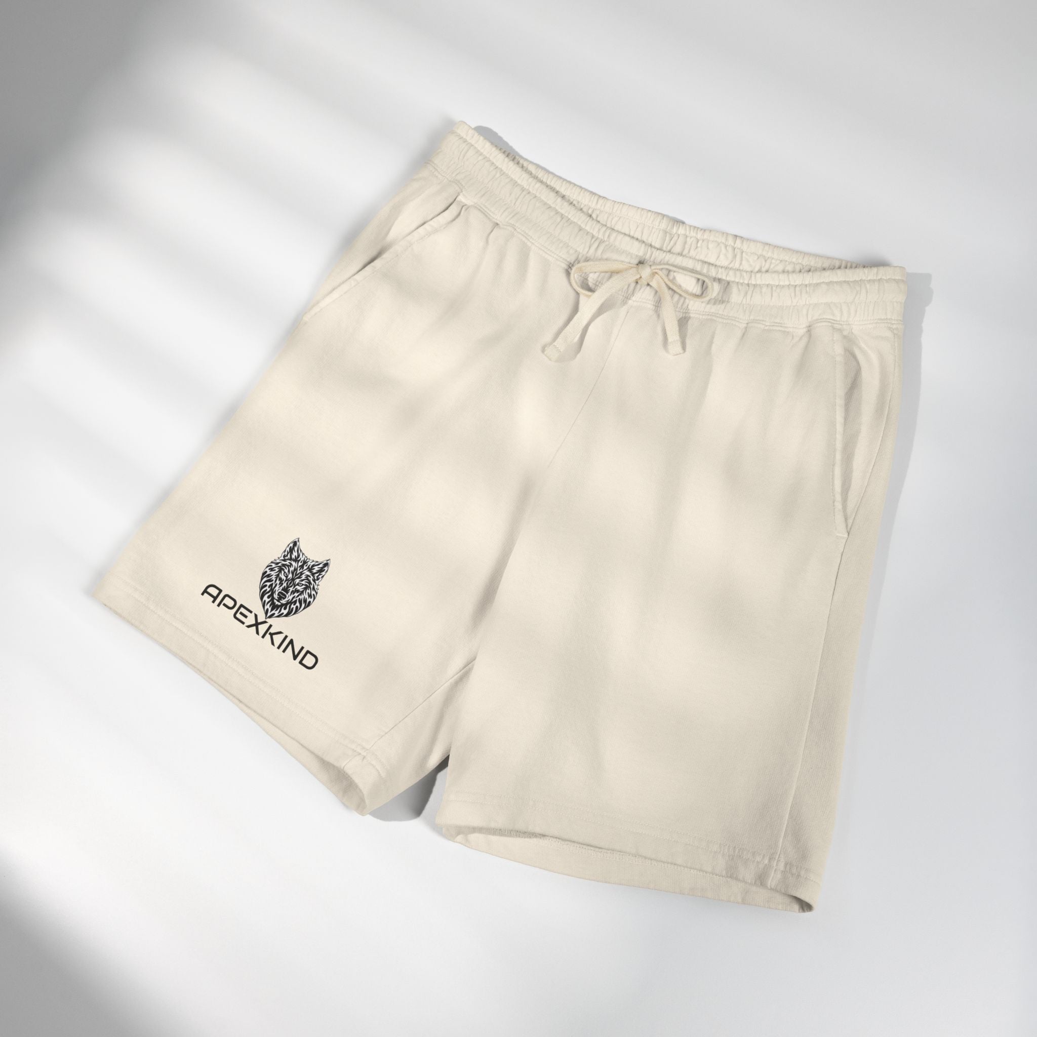 Men's Heavyweight Fleece Shorts – Wolf Graphic | ApexKind Alpha
