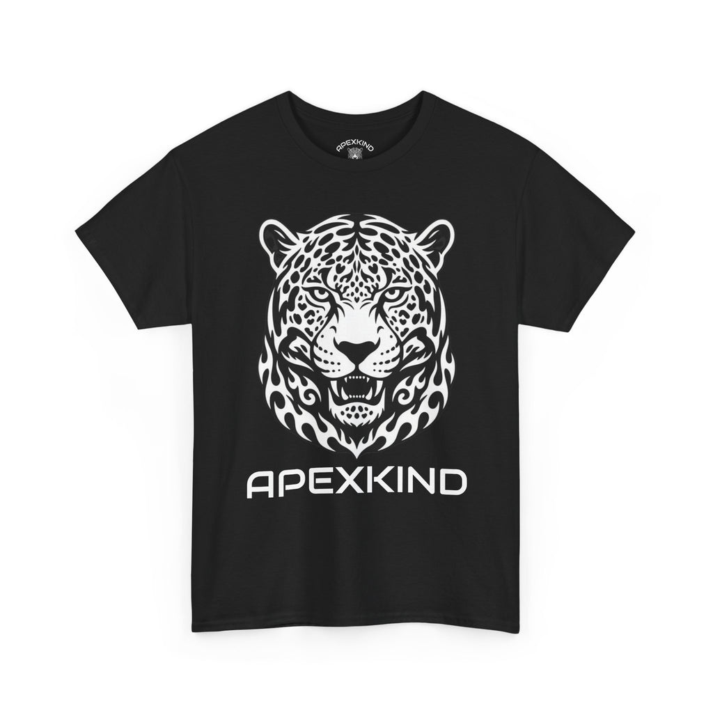 ApexKind Leopard Graphic Tee — 'Stay Apex, Stay Driven' Motivational T‑Shirt