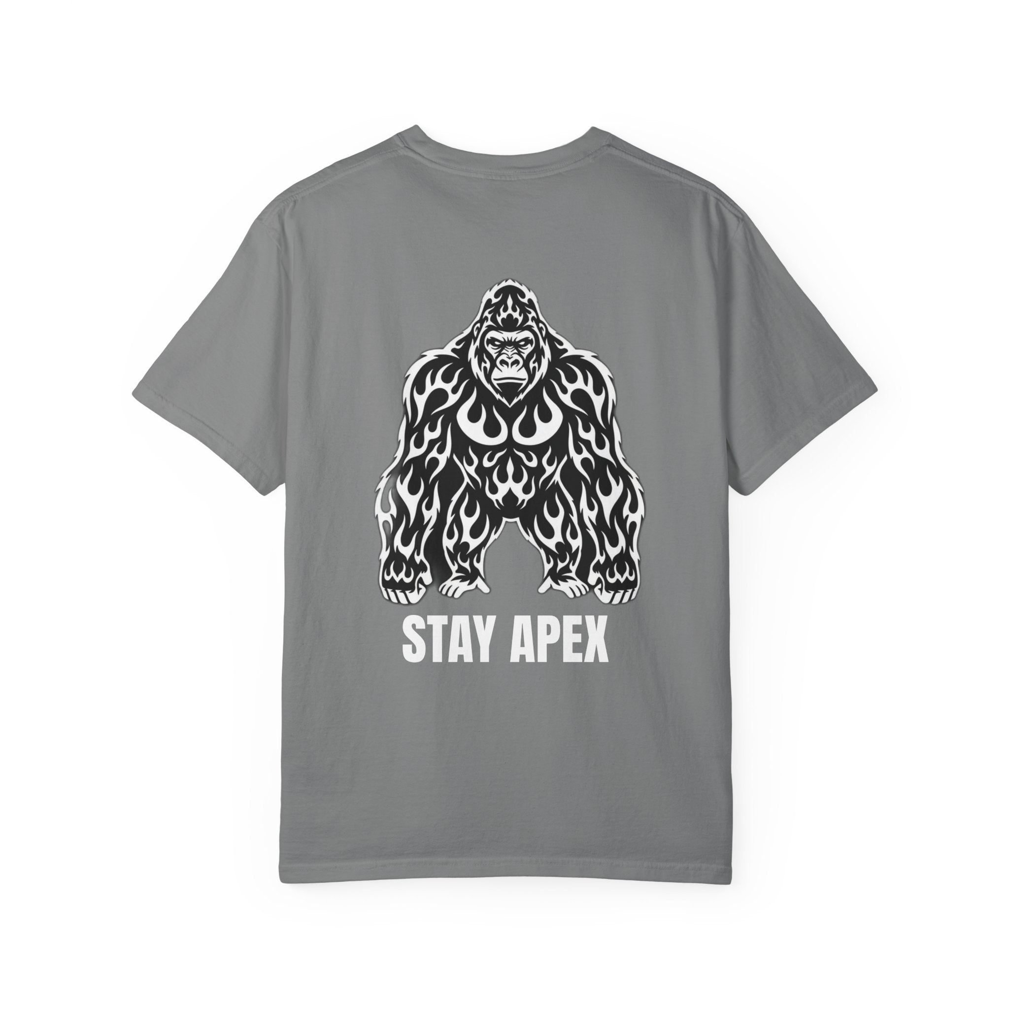 Apex Gorilla BLACK/GREY T-Shirt — 'Stay Apex' Graphic Tee
