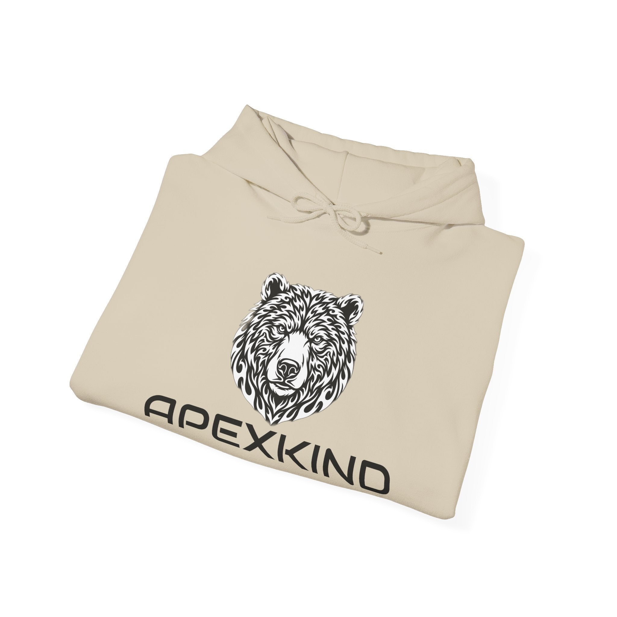 ApexKind Grizzly  Hoodie — "Walk Wild Live Sharp" Motivational Hoodie