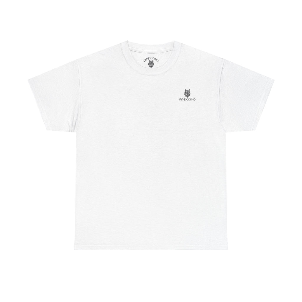 Wolf Graphic Tee — 'Stay Apex, Stay Driven' Motivational Shirt