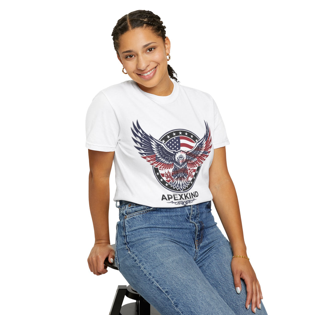 Patriotic Eagle T-Shirt — 'APEXKIND' Americana Graphic Tee