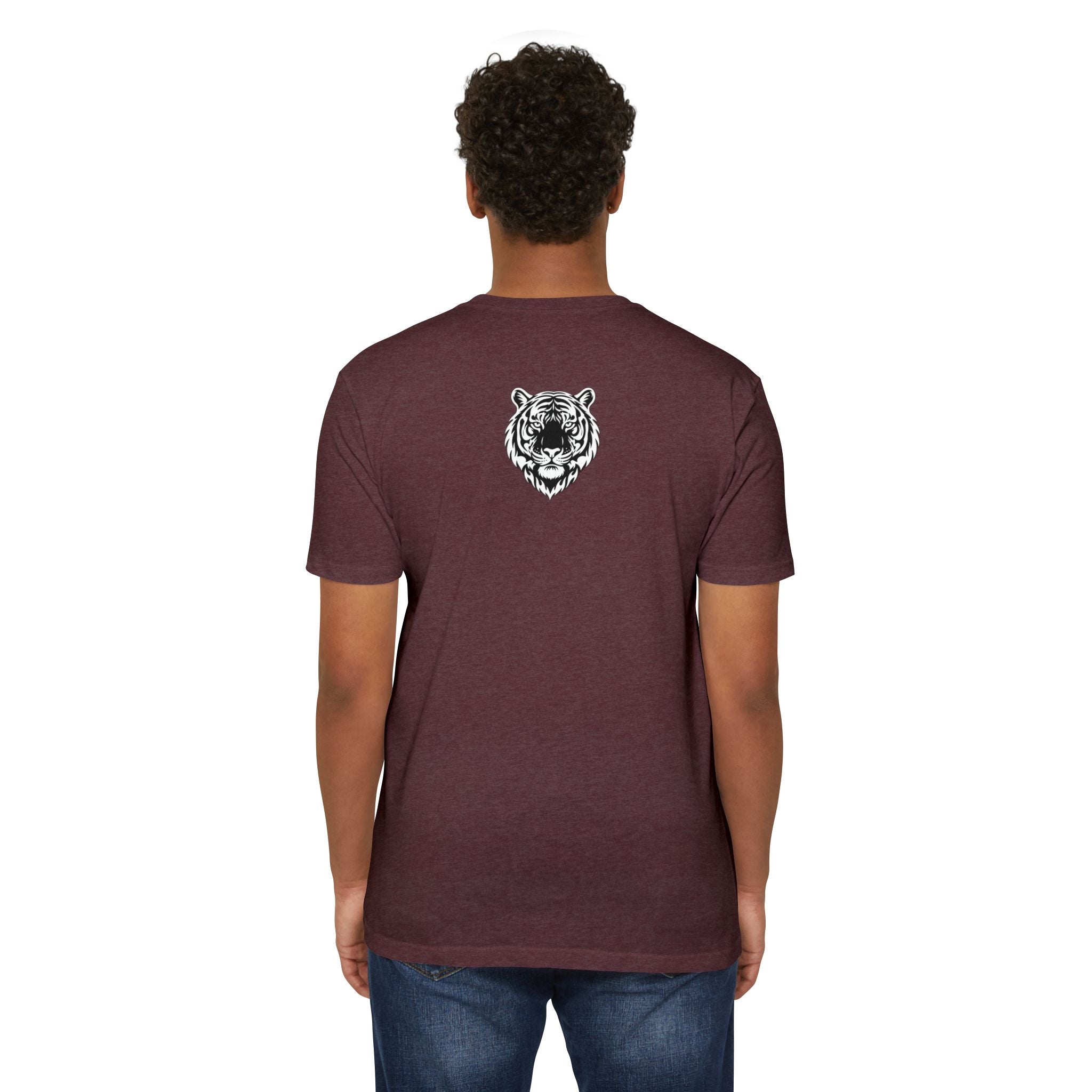 Tribal Flame Siberian Tiger T-Shirt