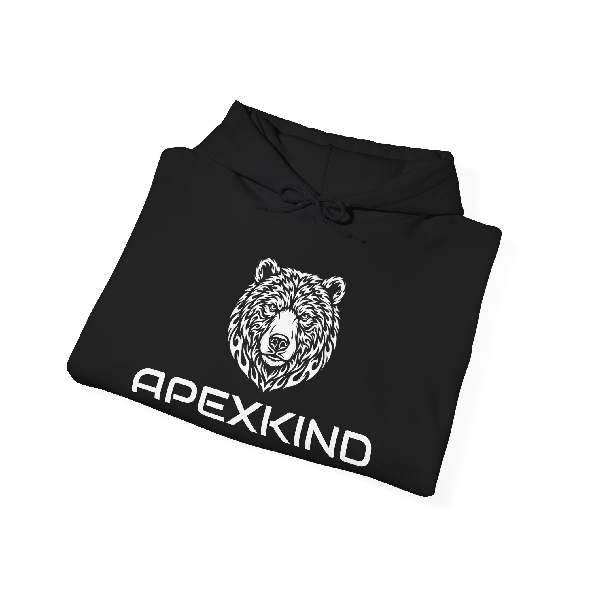 ApexKind Bear Hoodie — Stay Driven ‘Stay Apex’ Motivational Pullover