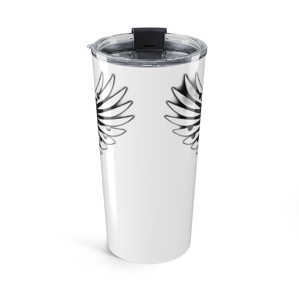 Apexxkind Eagle 20oz Insulated Tumbler — Black Tribal Phoenix Design