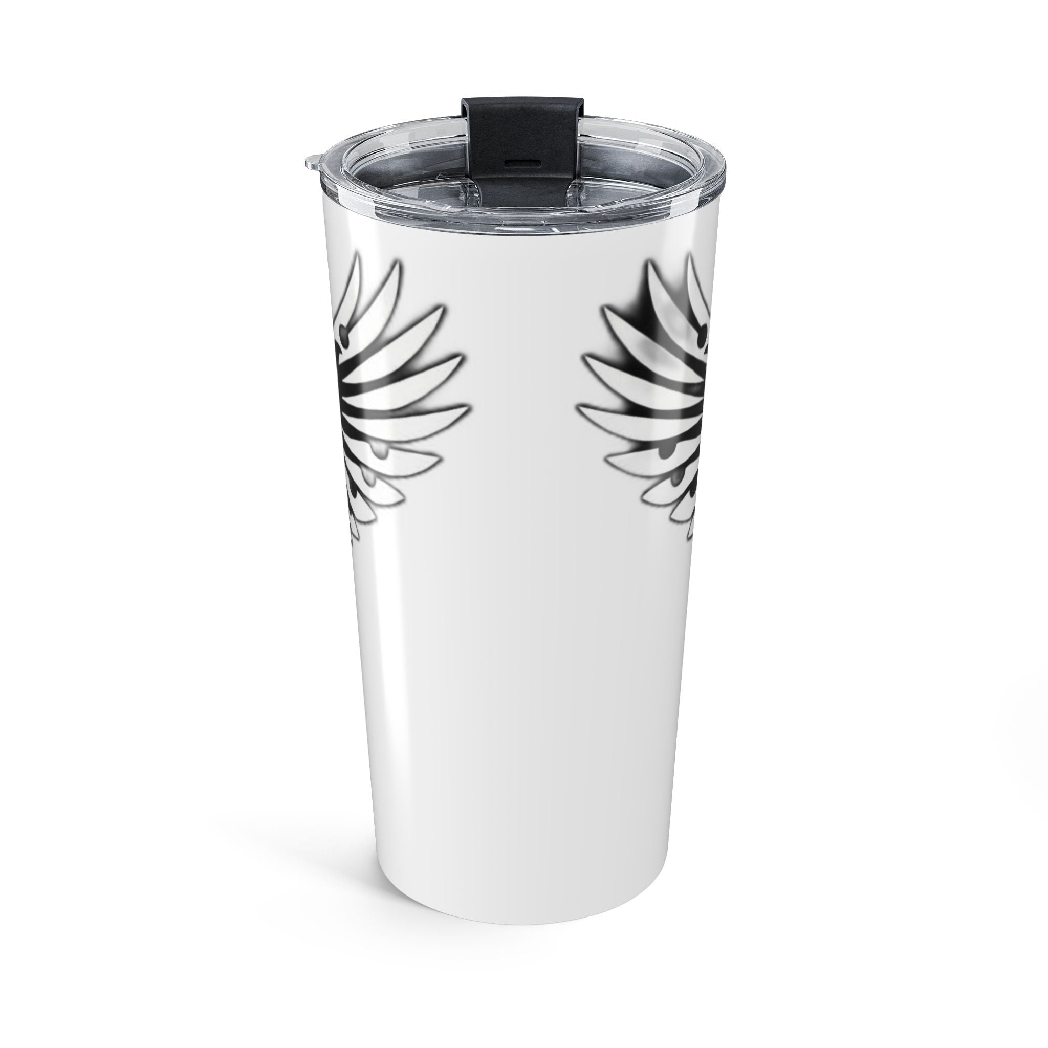 Apexxkind Eagle 20oz Insulated Tumbler — Black Tribal Phoenix Design