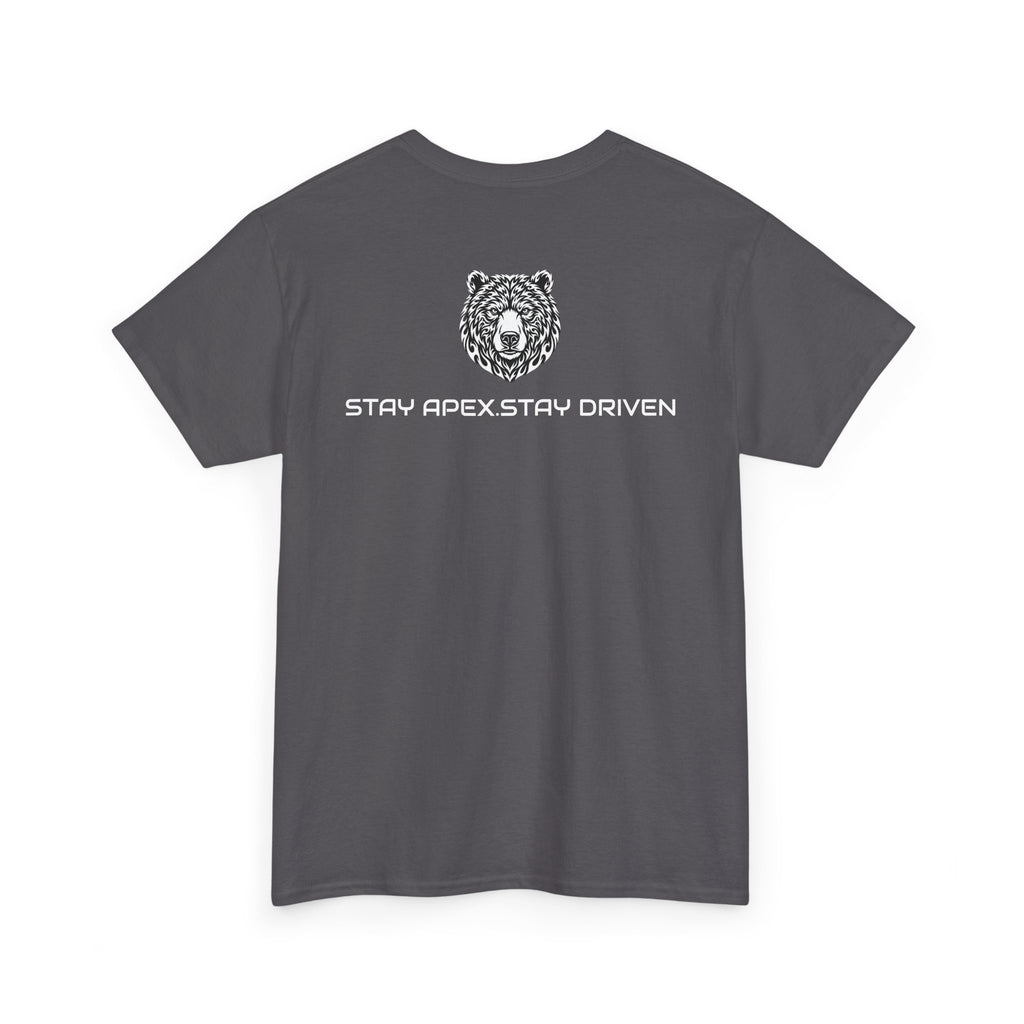 Bear Logo Tee — APEXKIND Motivational Graphic T-Shirt