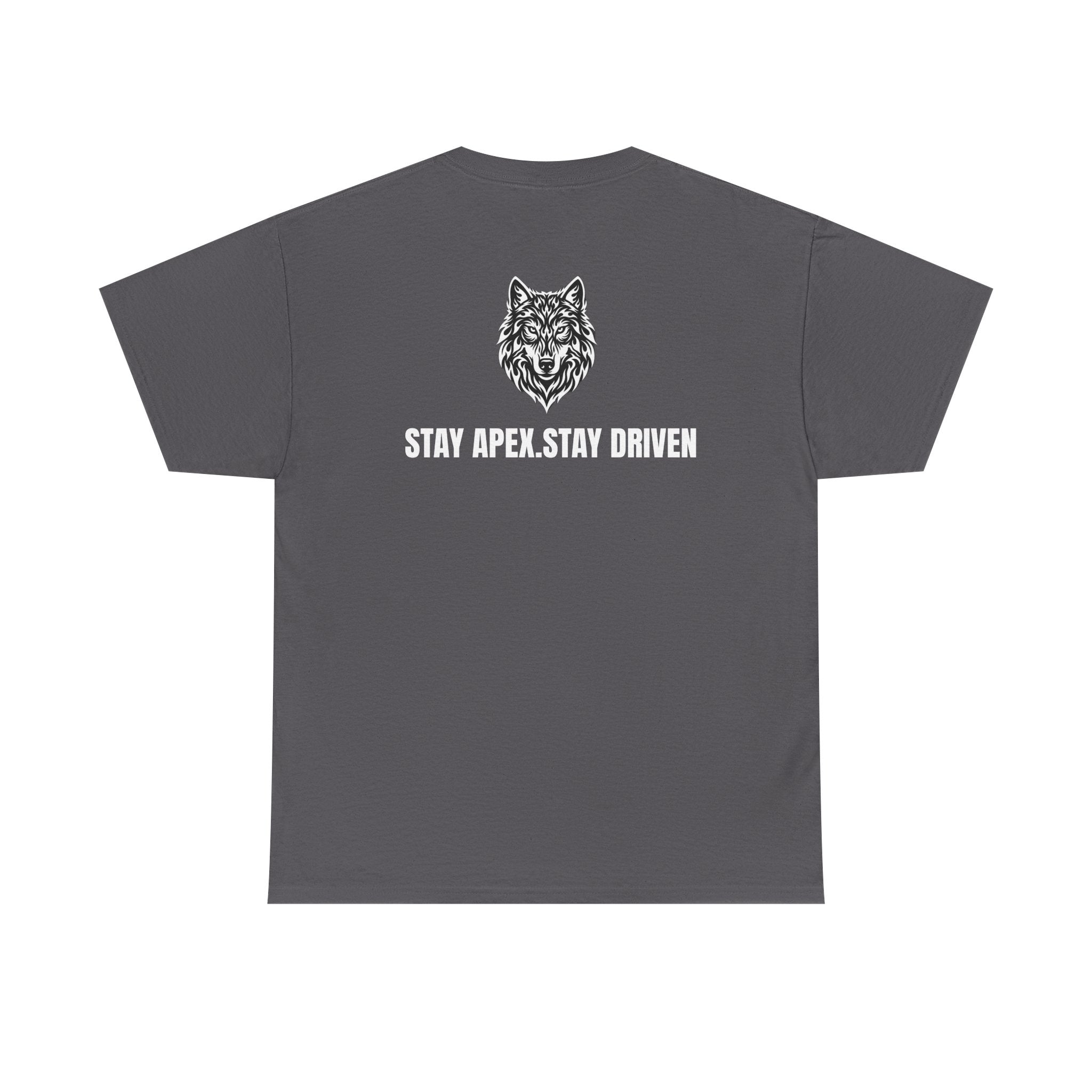 Wolf Logo Tee — APEXXKIND ‘Stay Apex. Stay Driven’ Graphic T-Shirt