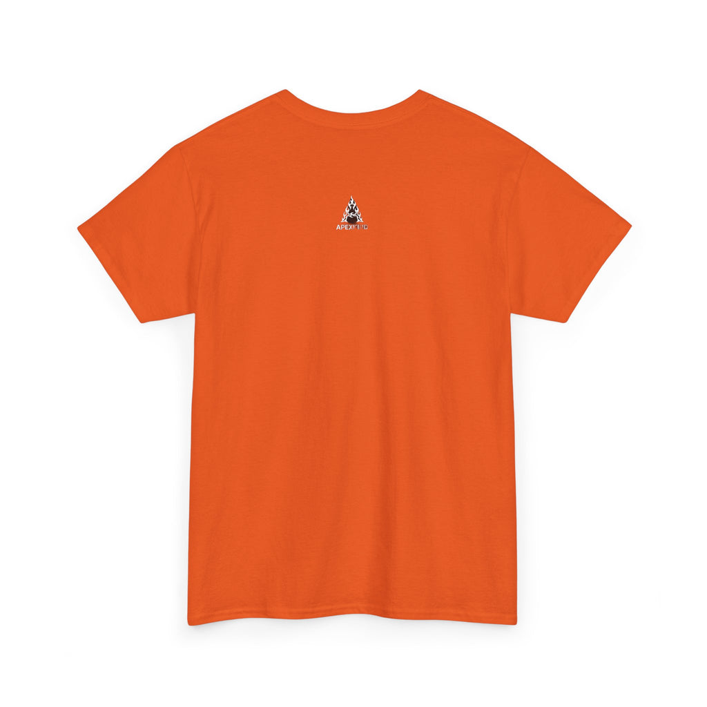 Apex First Responder — Firefighter Tee-Firefighter Illustration T-Shirt — Vintage Firefighter in Flames Tee