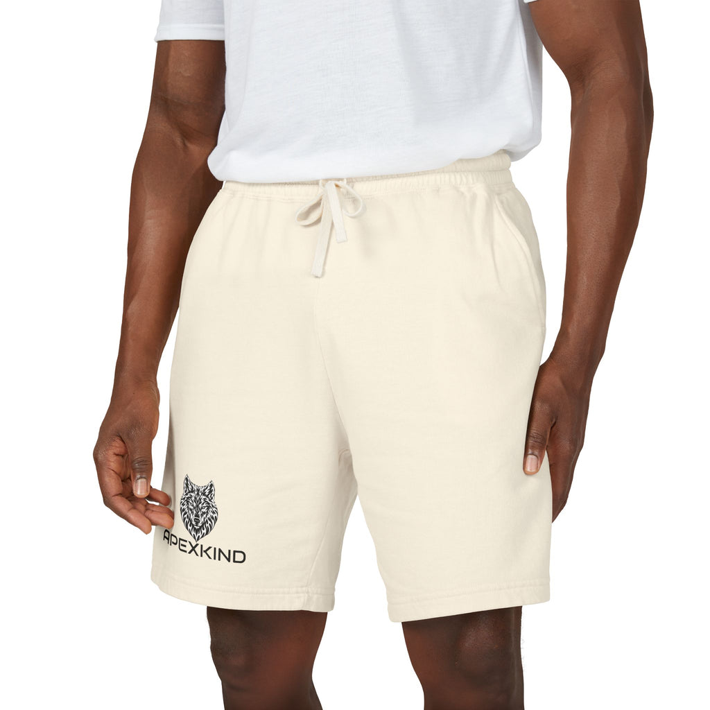 Men's Heavyweight Fleece Shorts – Wolf Graphic | ApexKind Alpha