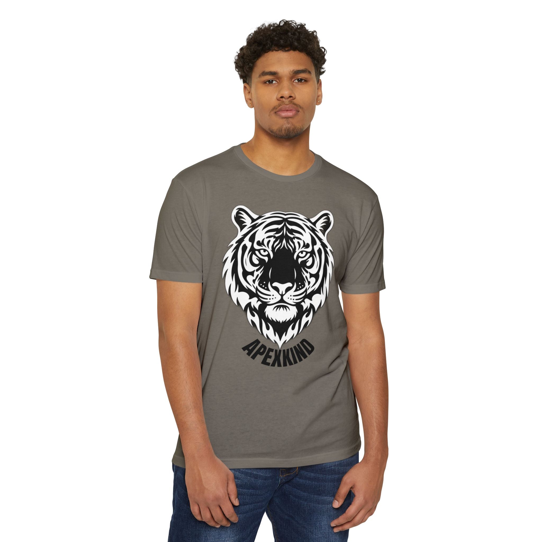 Tribal Flame Siberian Tiger T-Shirt