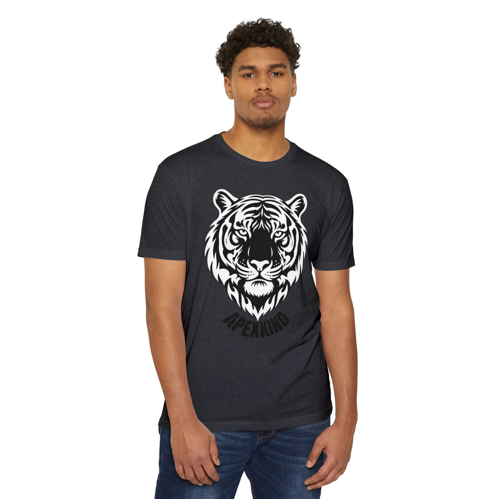 Tribal Flame Siberian Tiger T-Shirt