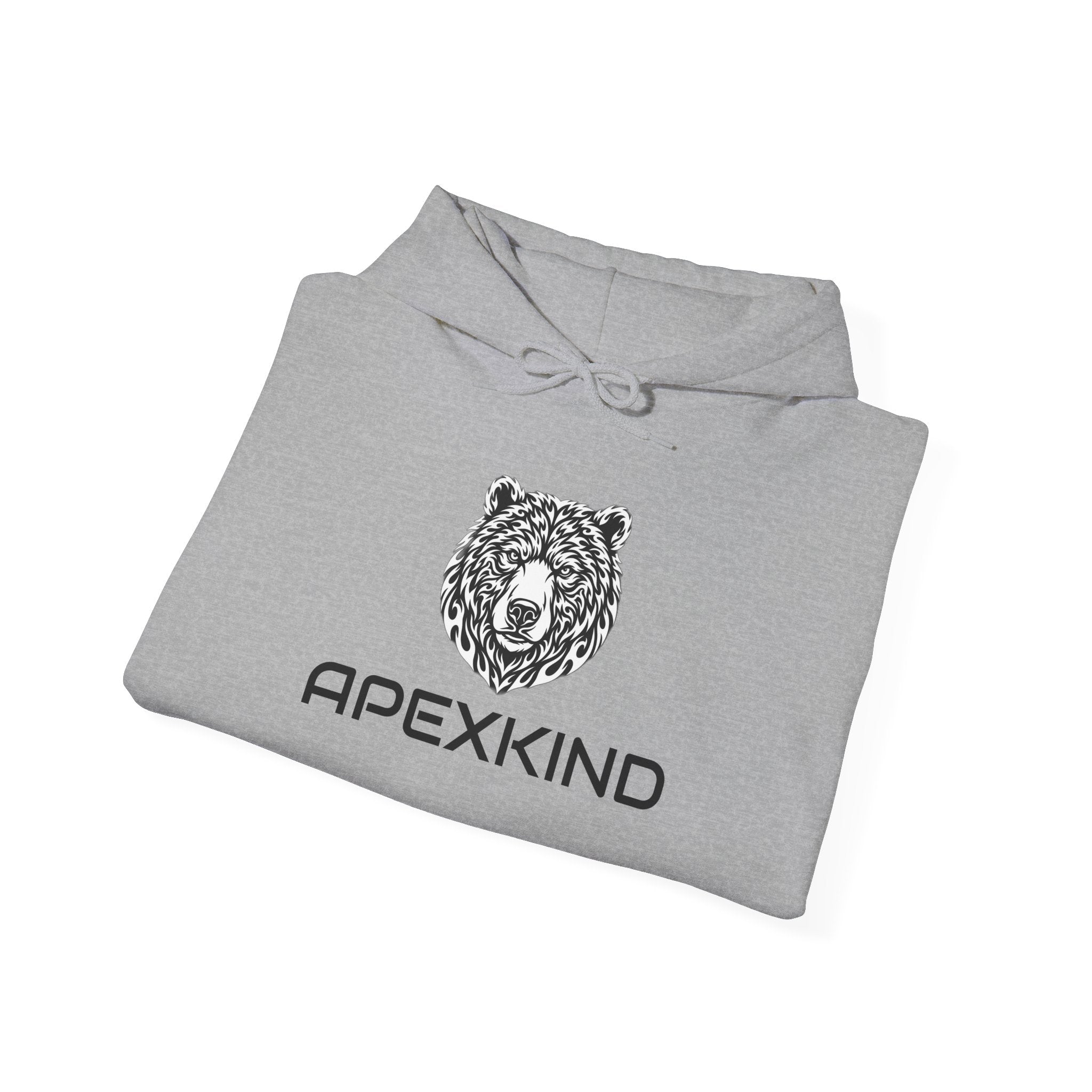 ApexKind Bear Hoodie — "Stay Driven Stay Apex" Motivational Pullover