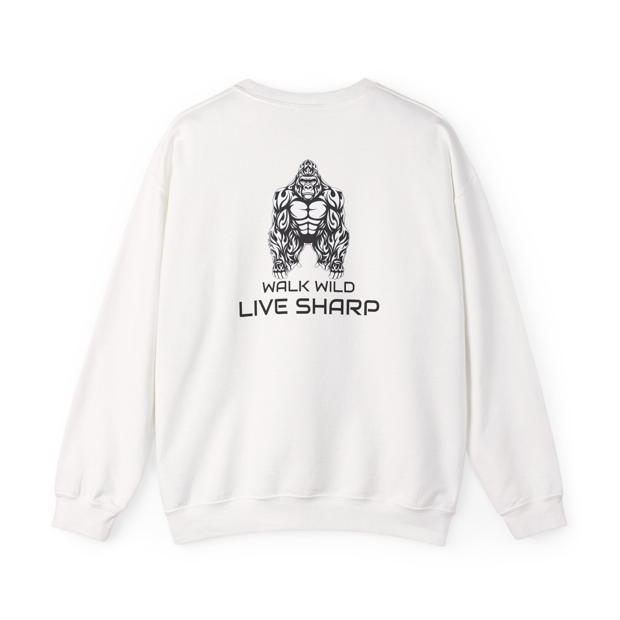 ApexKind 'Walk Wild, Live Sharp' Crewneck Sweatshirt