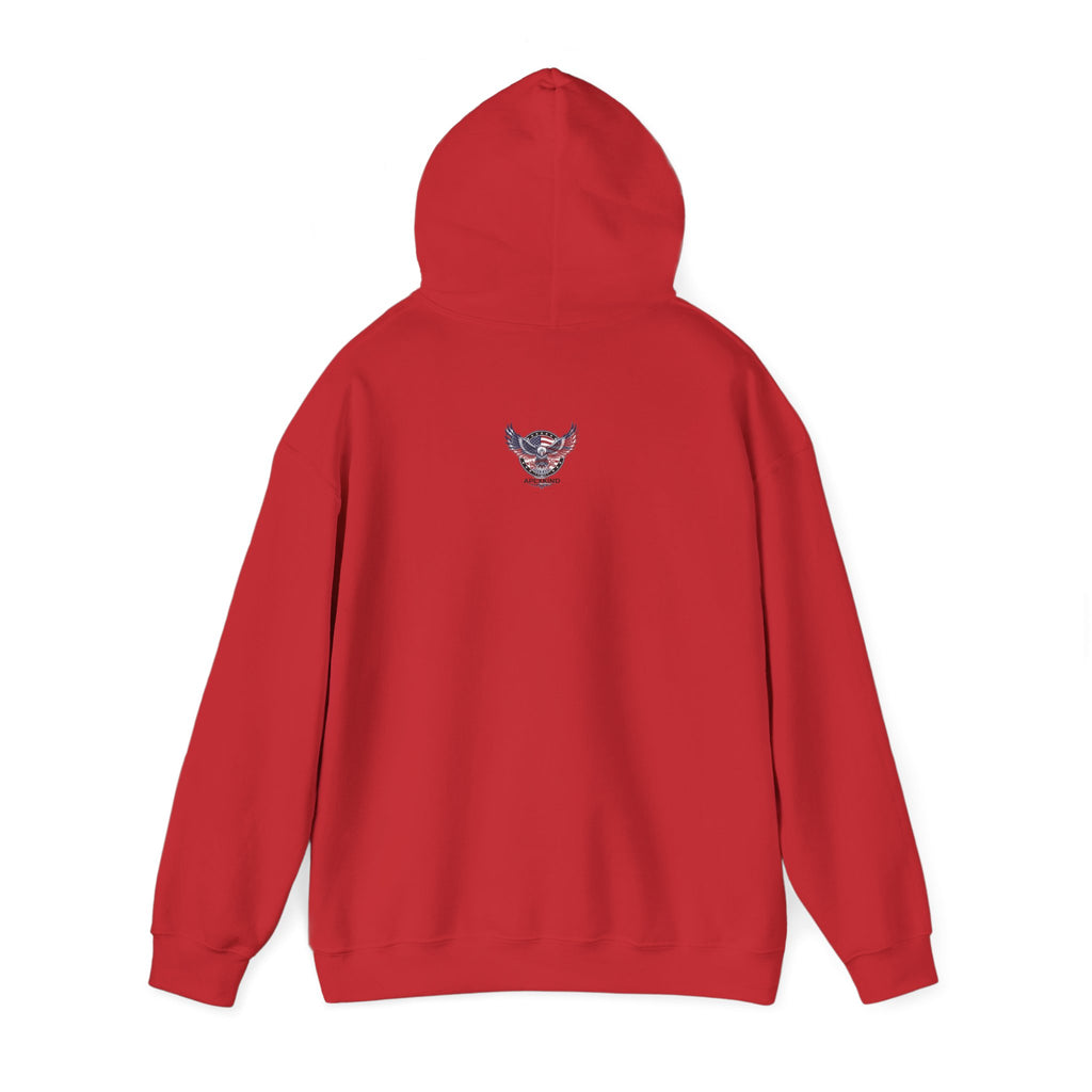 Patriotic Eagle Hoodie — American Flag Wings "APEXKIND" Design