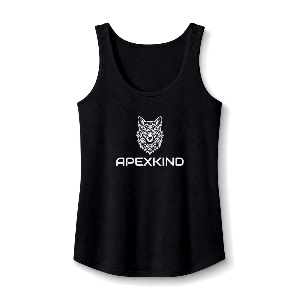 ApexKind Wolf Tank Top — "Stay Driven Stay Apex" Women's Cotton Tank