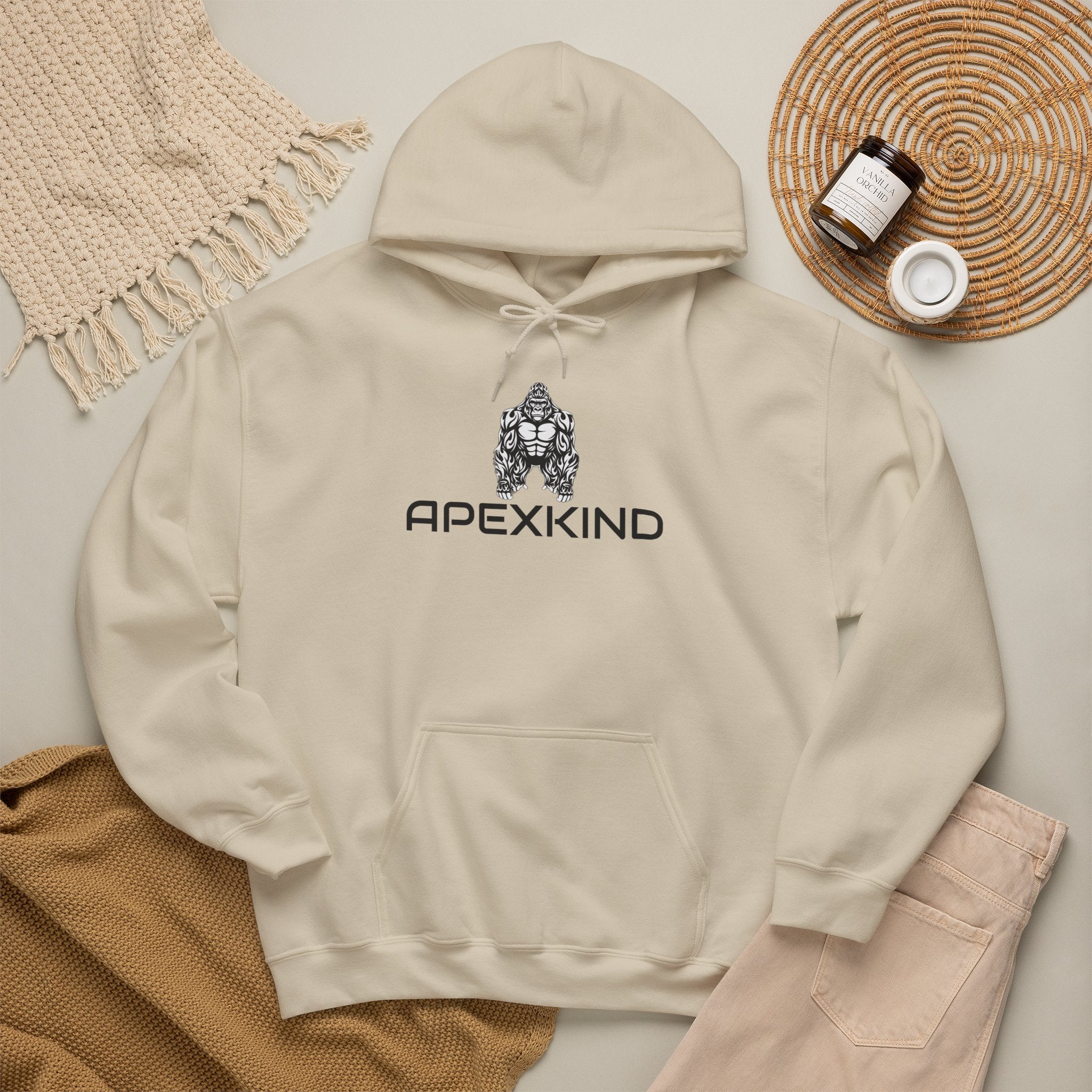 Apexkind Hoodie — ‘Apexkind’ Logo & ‘Stay Driven Stay Apex’ Motivational Graphic Hoodie