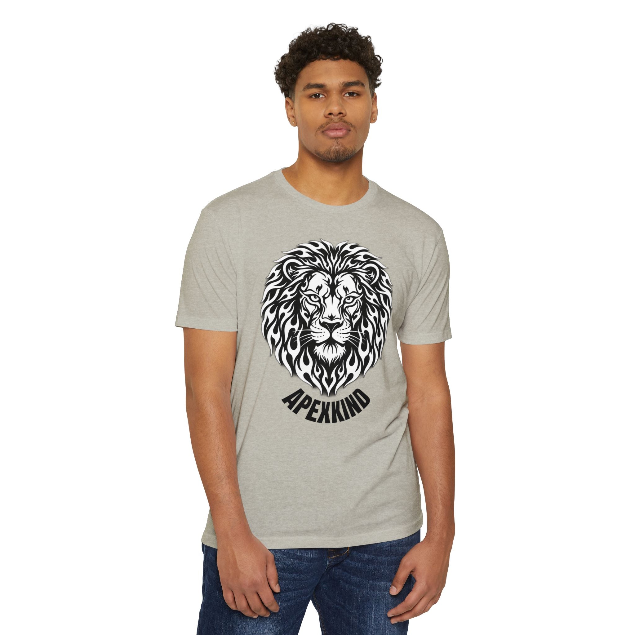 Tribal Flame Lion T-Shirt | Graphic Tee | Unisex