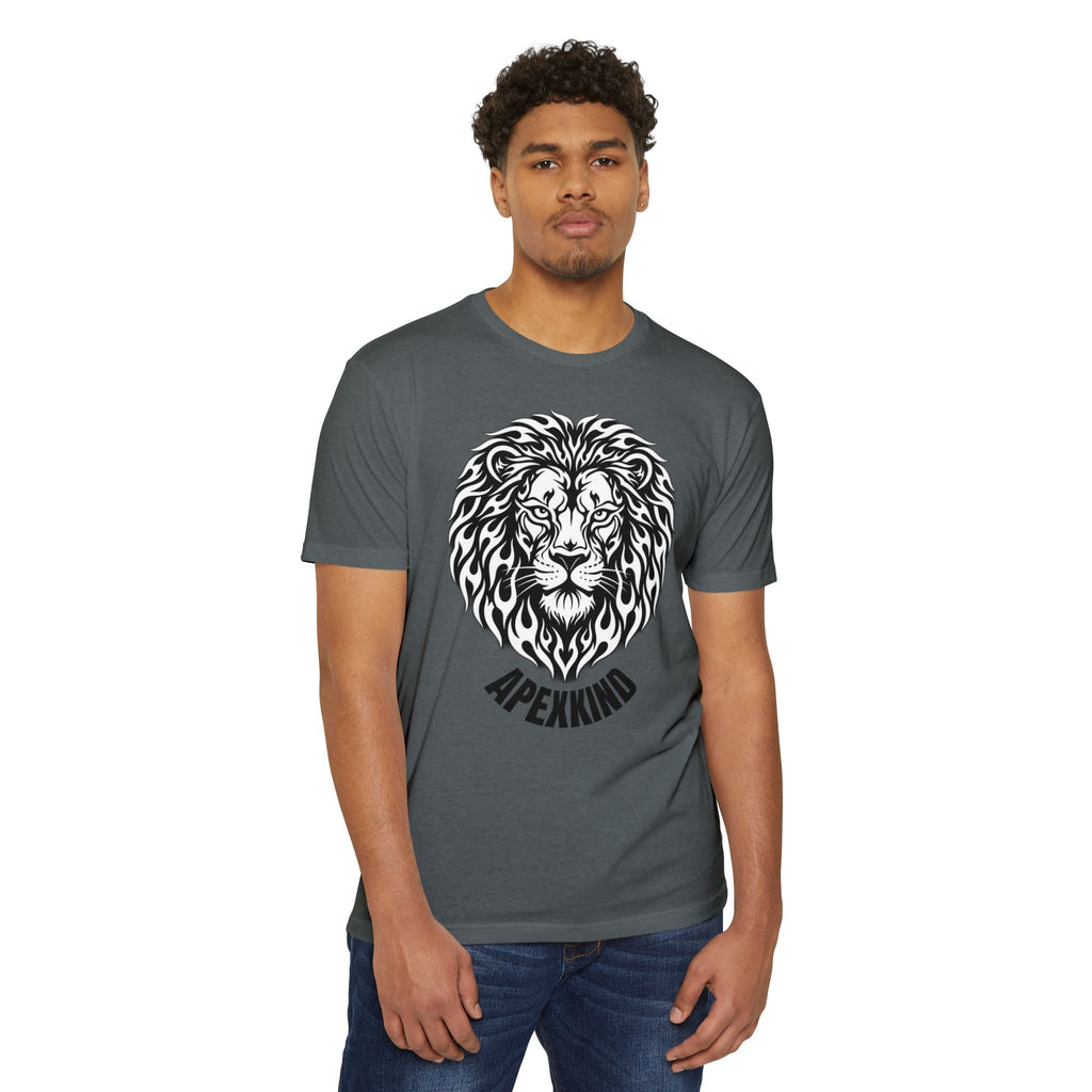 Tribal Flame Lion T-Shirt | Graphic Tee | Unisex