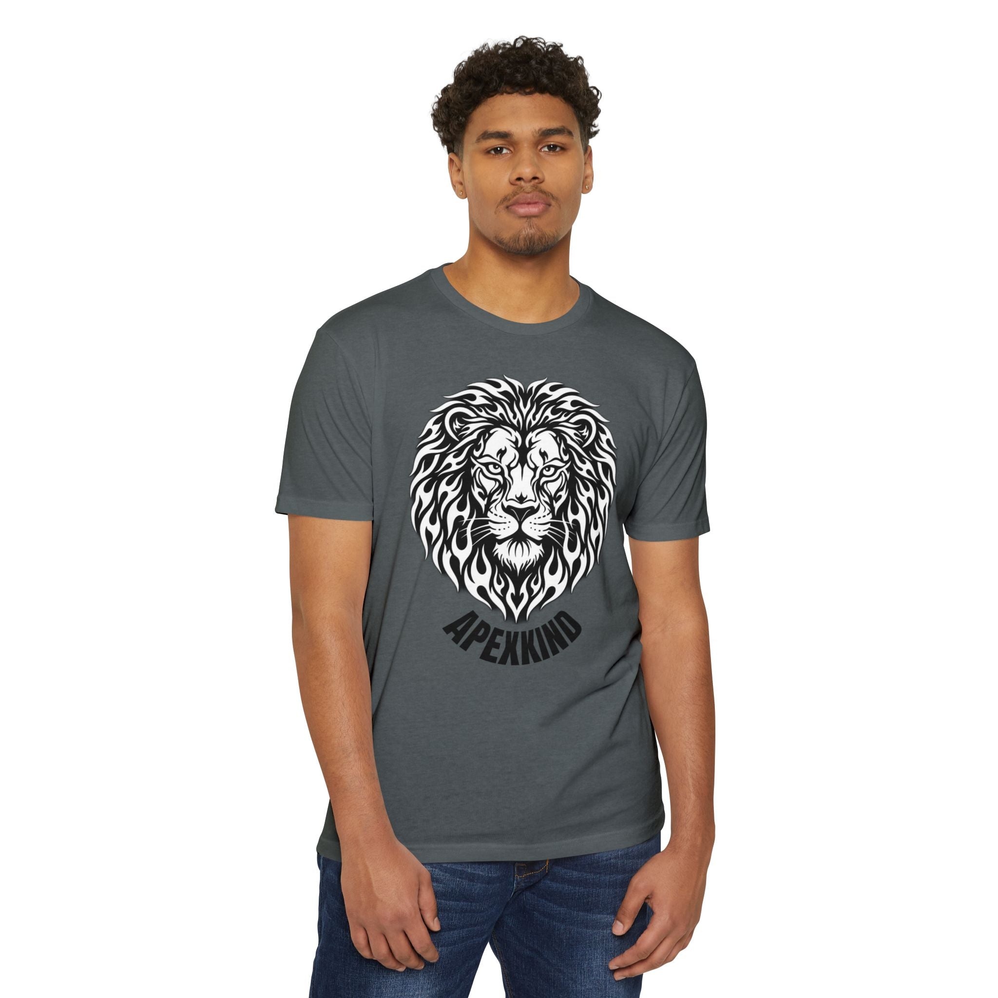 Tribal Flame Lion T-Shirt | Graphic Tee | Unisex