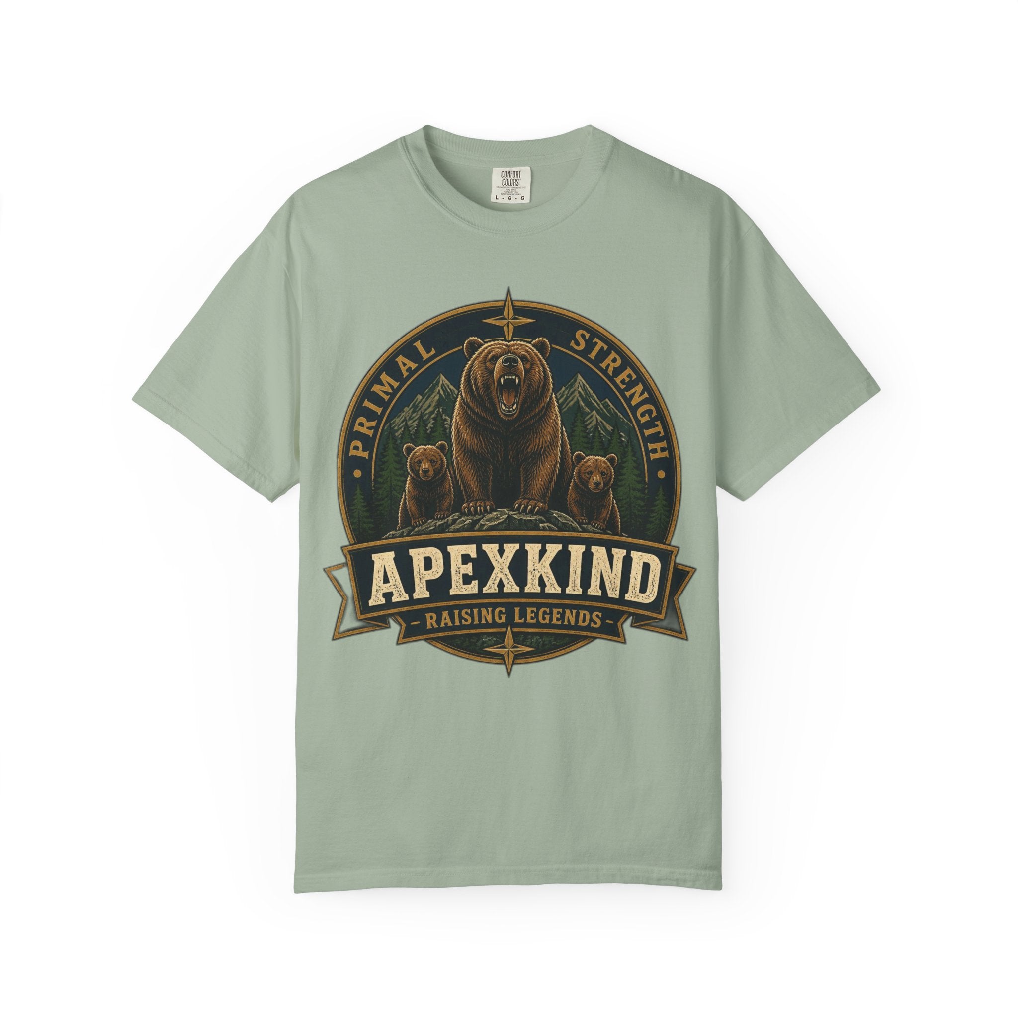 Apexkind Bear Logo T-shirt | Primal Strength, Raising Legends