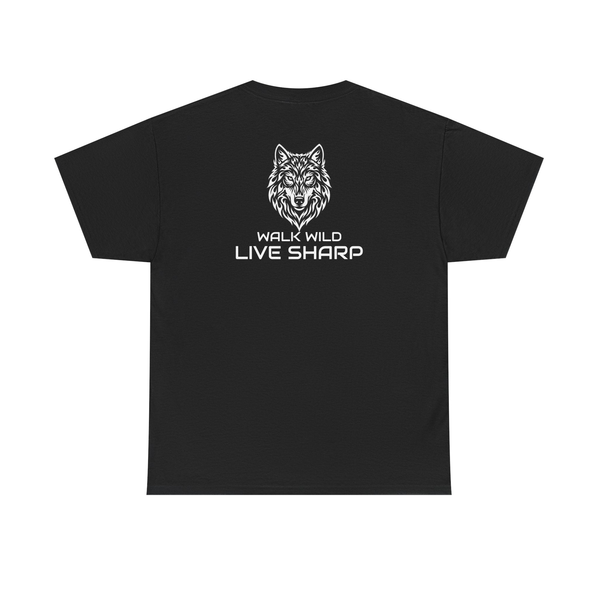 APEXKIND Wolf Tee — "WALK WILD LIVE SHARP" T-Shirt