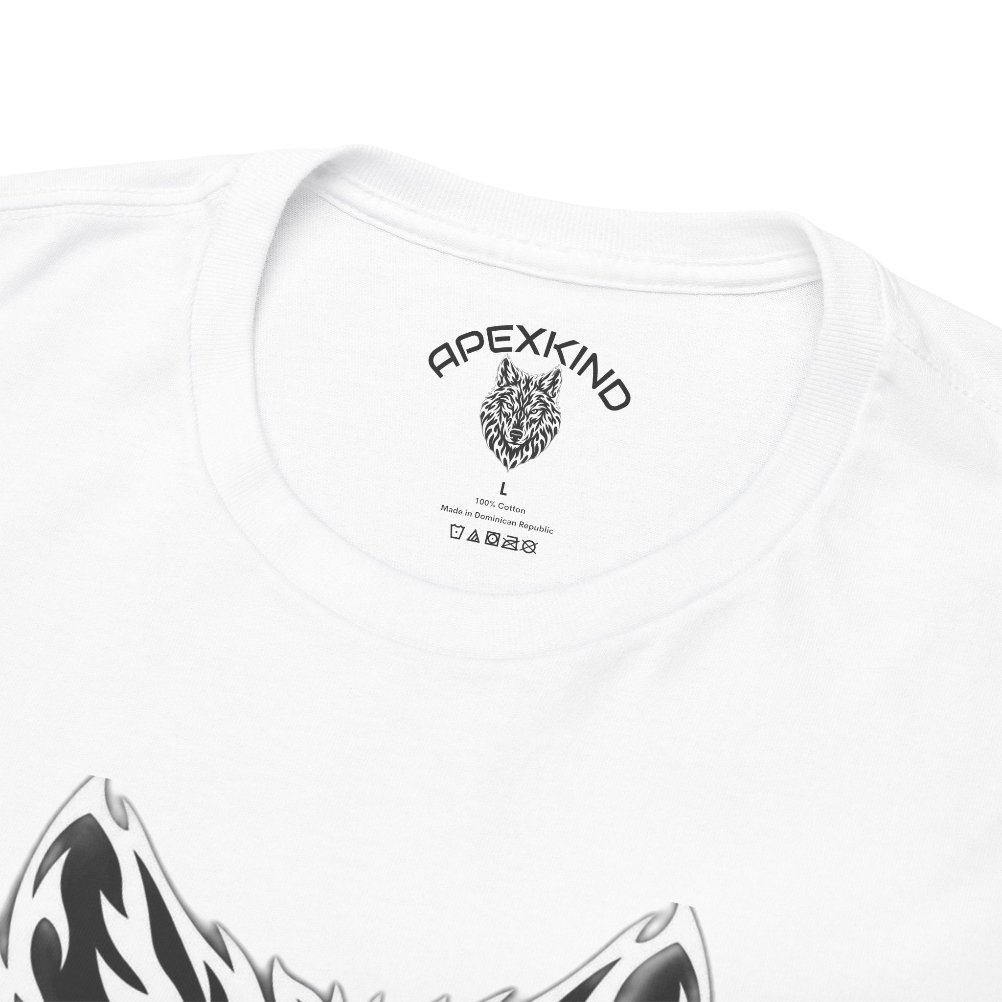 Wolf Logo Tee — APEXKIND 'Stay Apex, Stay Driven' Graphic T-Shirt