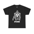 Tribal Flame Gorilla T-Shirt — APEXKIND Silverback Graphic Tee — Bold Tribal Ape Fitness Shirt