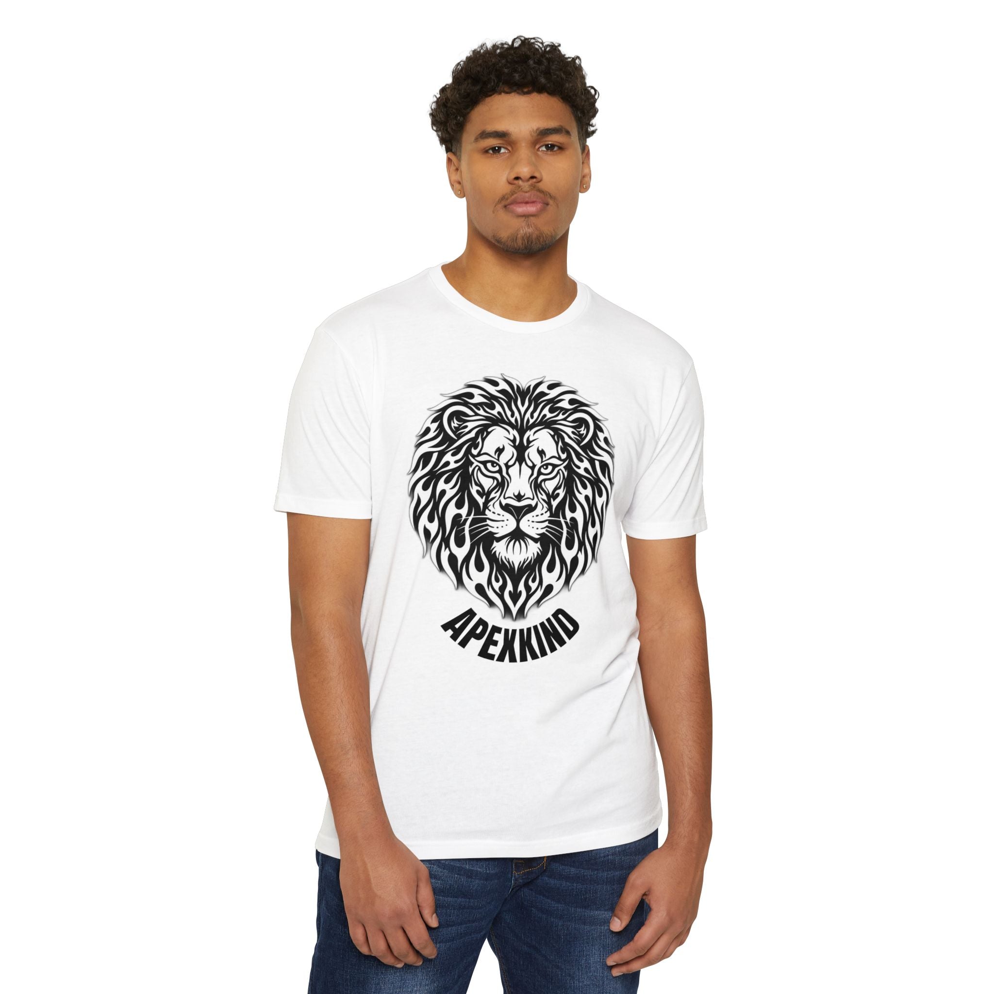 Tribal Flame Lion T-Shirt | Graphic Tee | Unisex
