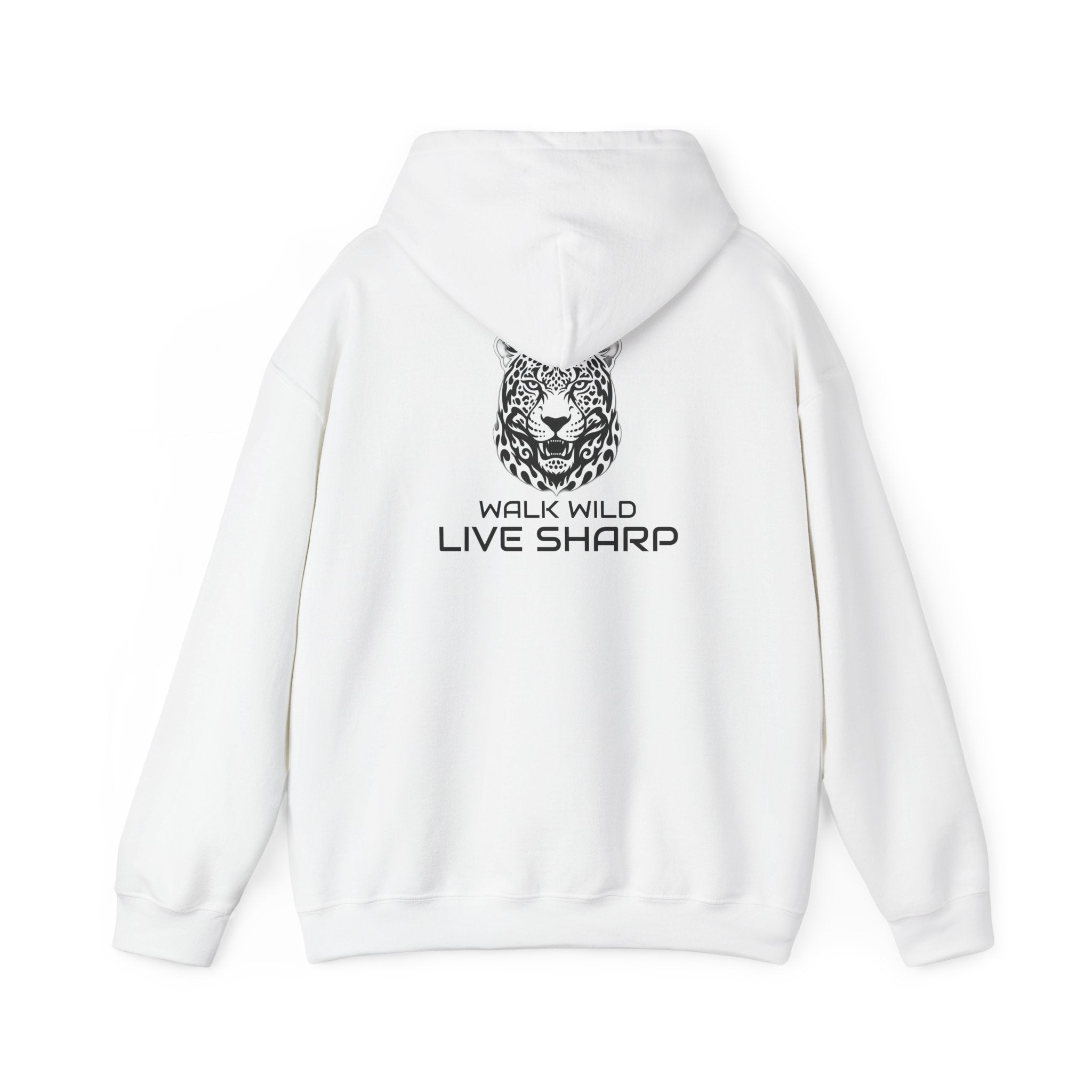ApexKind Jaguar Hoodie — 'Walk Wild Live Sharp' Motivational Hoodie