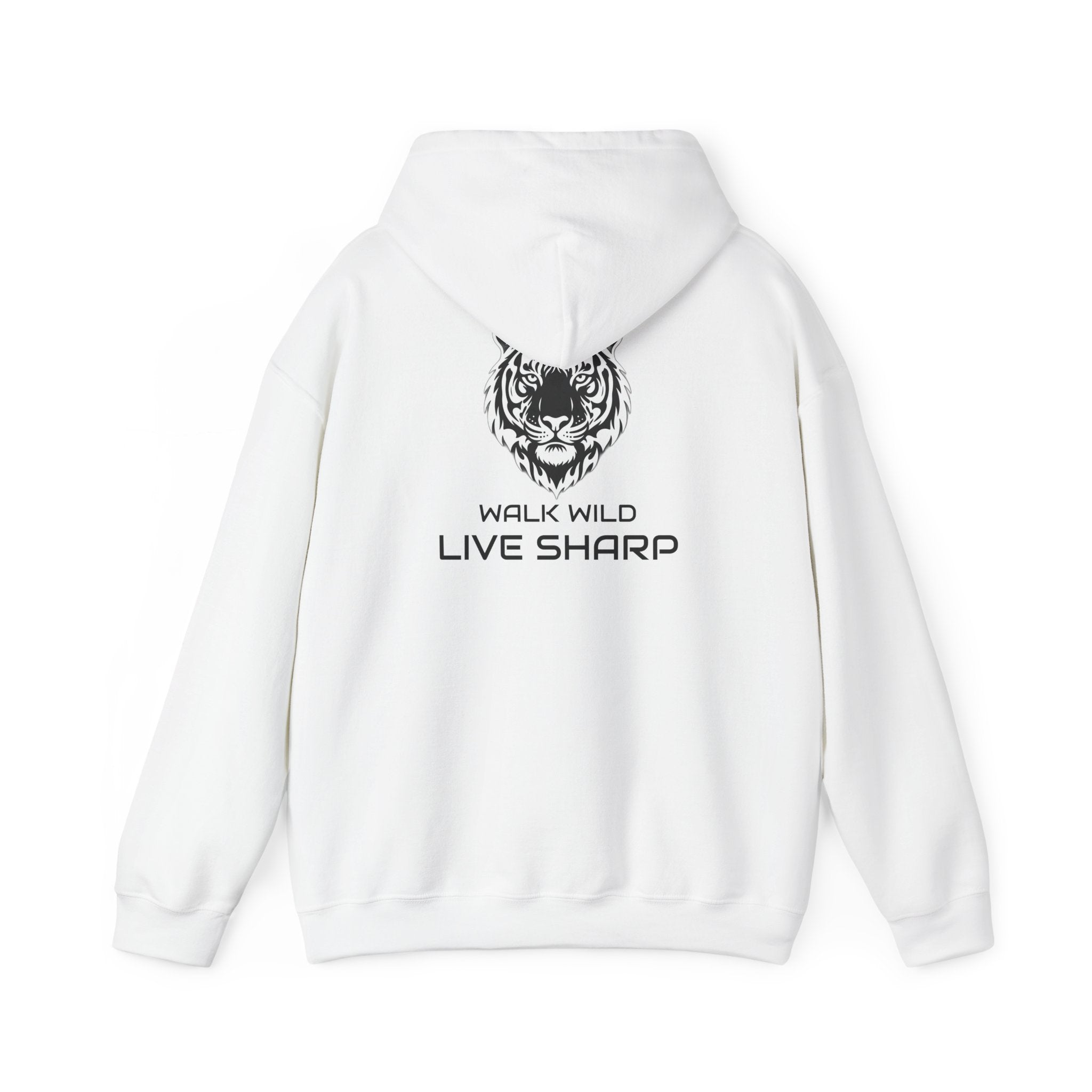 ApexKind Tiger Hoodie — "Walk Wild, Live Sharp" Graphic Hoodie