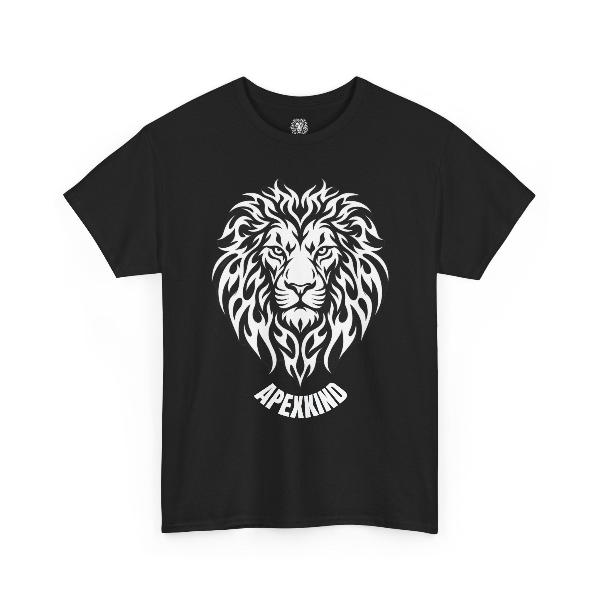 Lion Head Graphic Tee — APEKIND Bold Tribal Lion T-Shirt