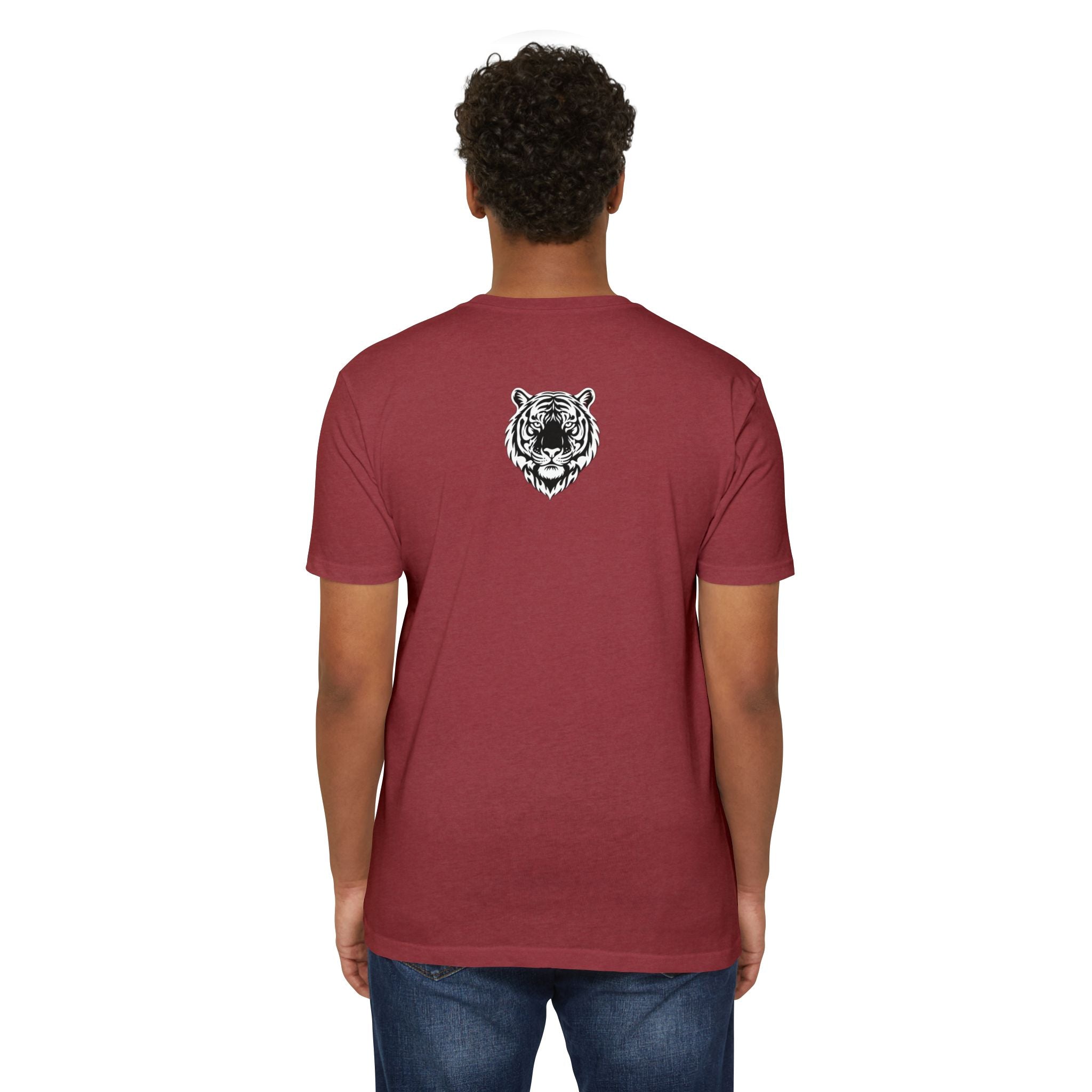 Tribal Flame Siberian Tiger T-Shirt