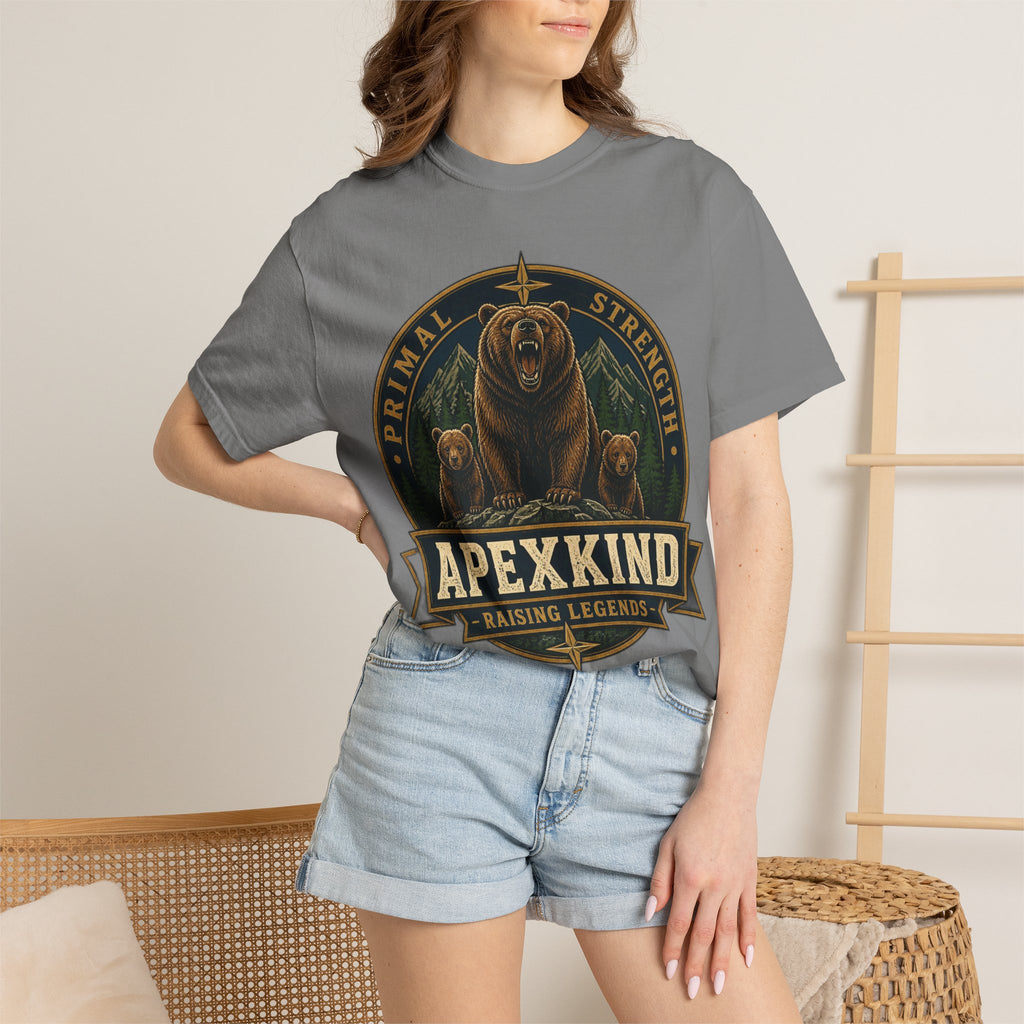 Apexkind Bear Logo T-shirt | Primal Strength, Raising Legends