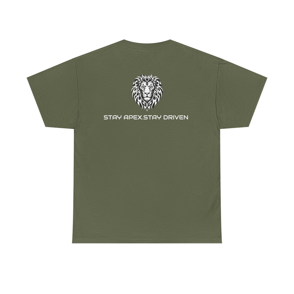 Lion Crest Tee — APEXKIND Motivational Graphic T-Shirt