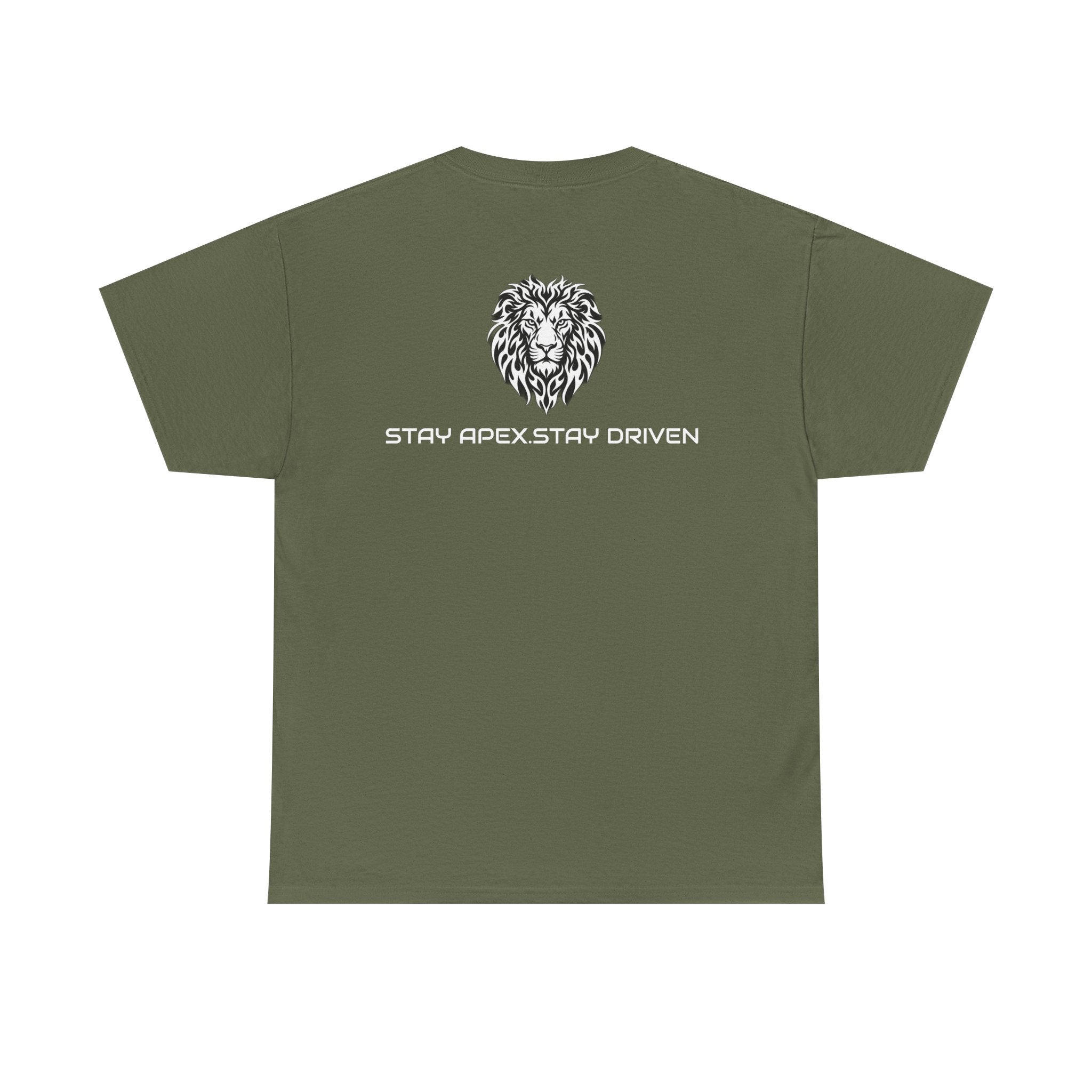 Lion Crest Tee — APEXKIND Motivational Graphic T-Shirt