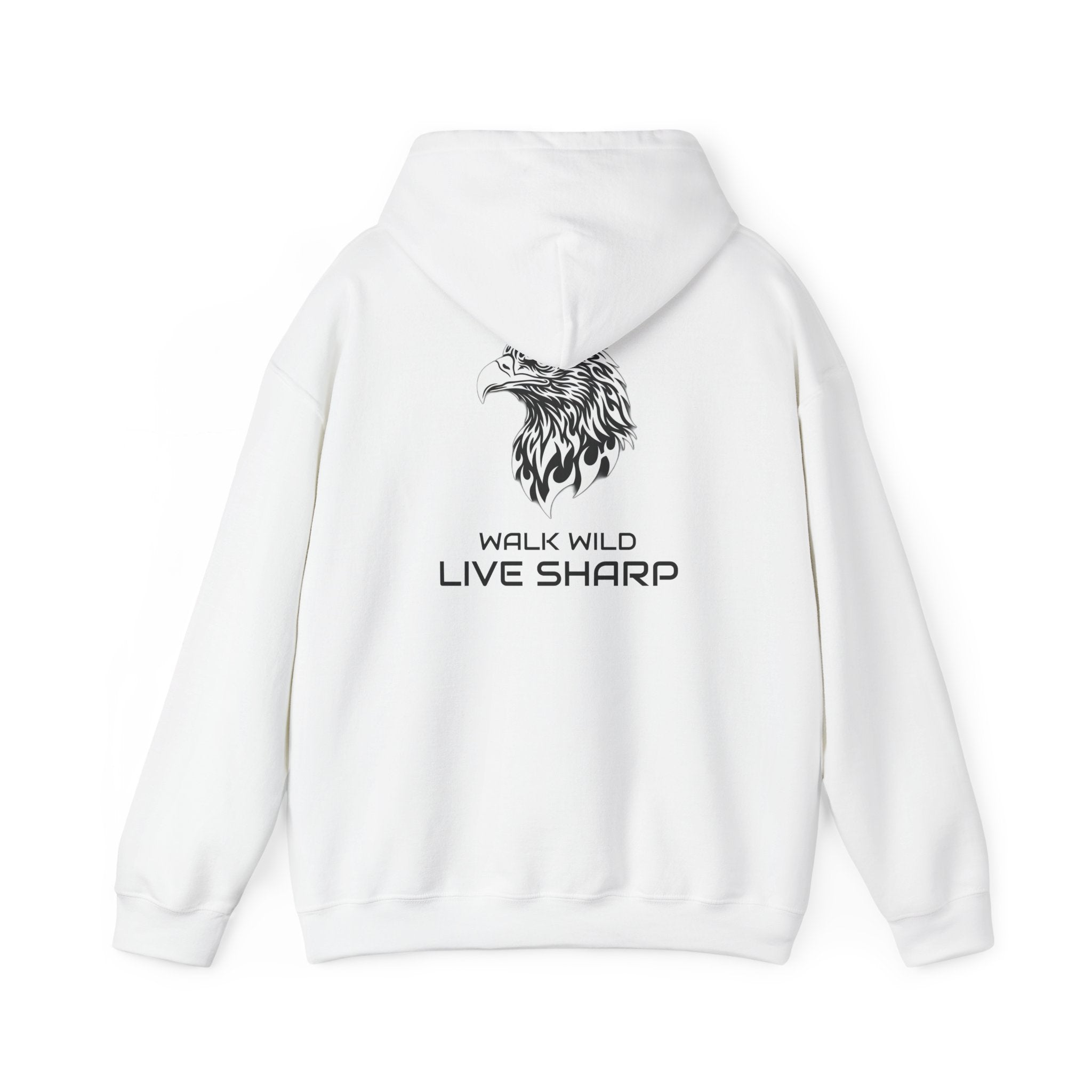 ApexKind Eagle Hoodie – 'Walk WIld Live Sharp' Graphic Pullover
