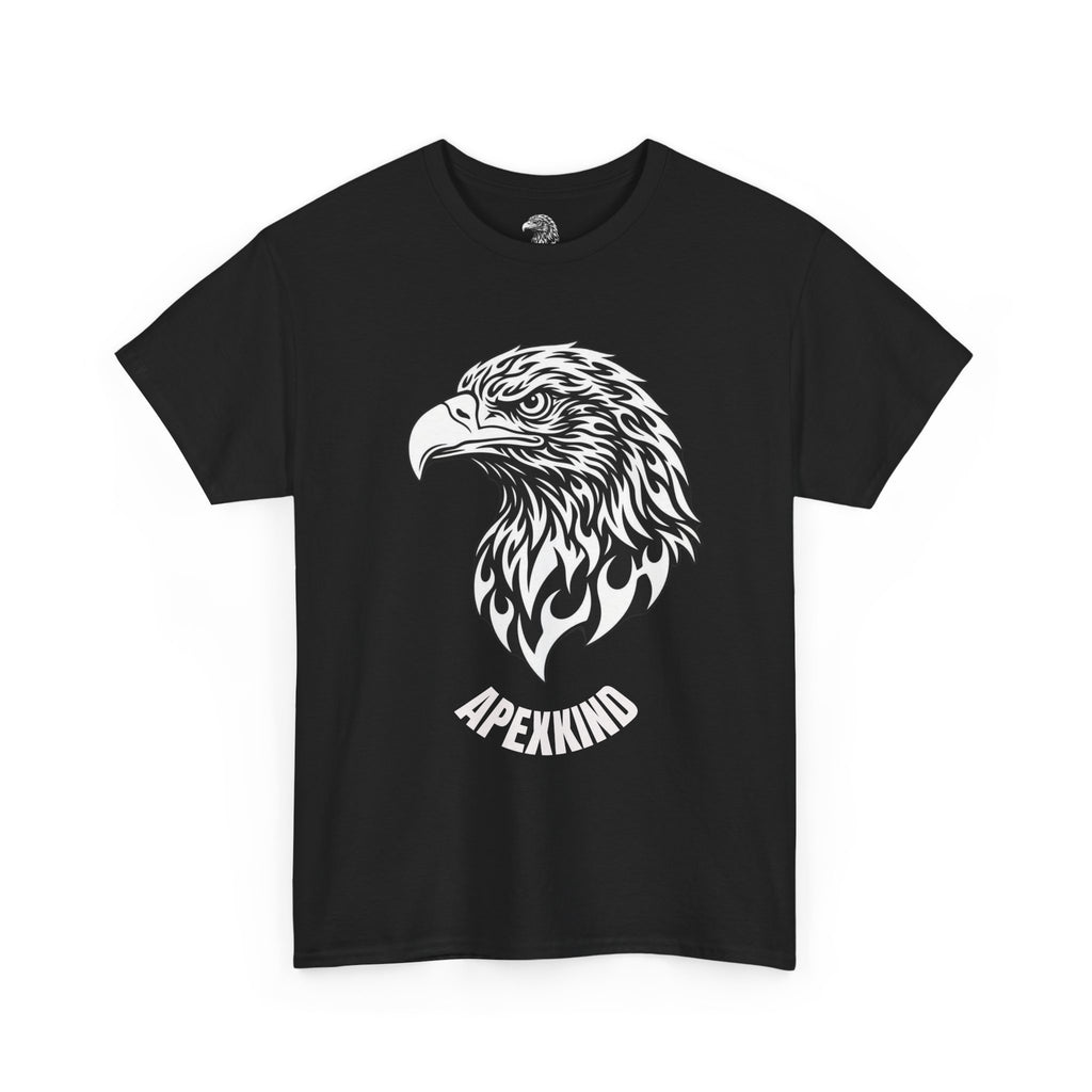BLACK Eagle Head Graphic T-Shirt — APEKKIND Bold Americana Tee