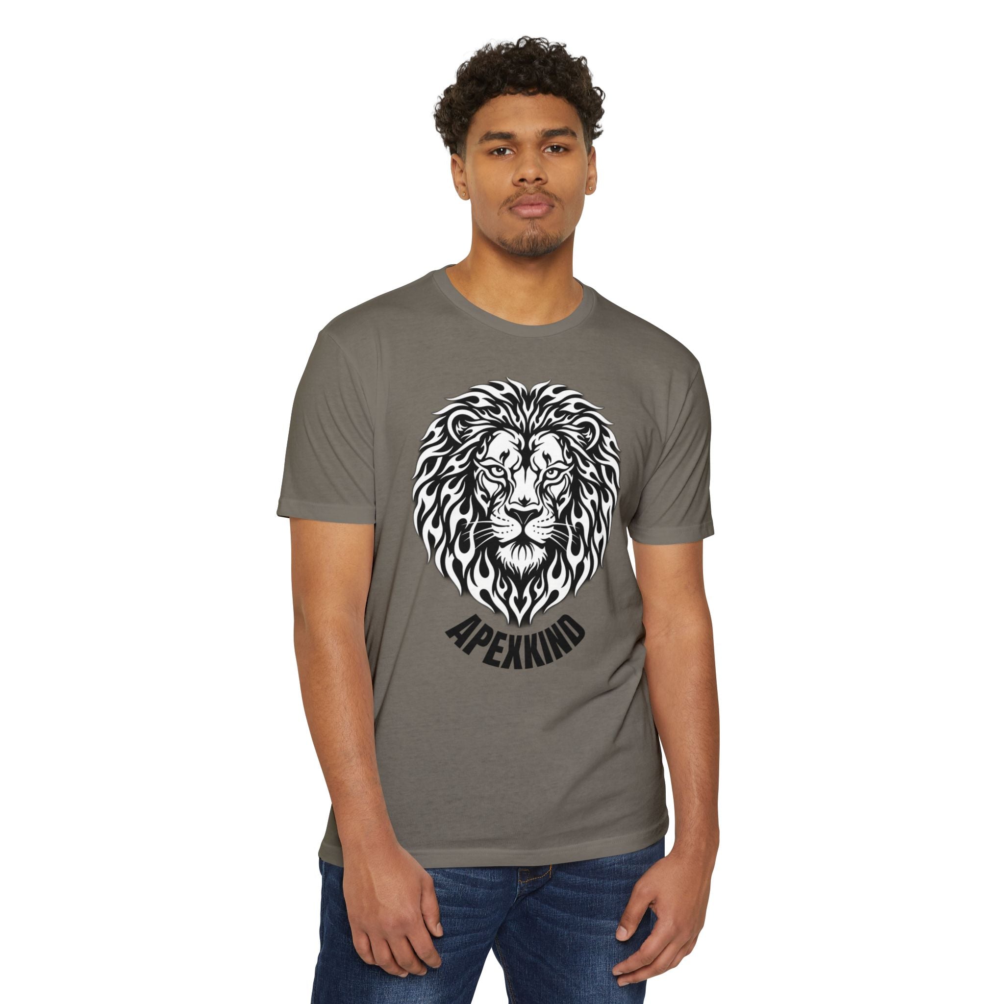 Tribal Flame Lion T-Shirt | Graphic Tee | Unisex