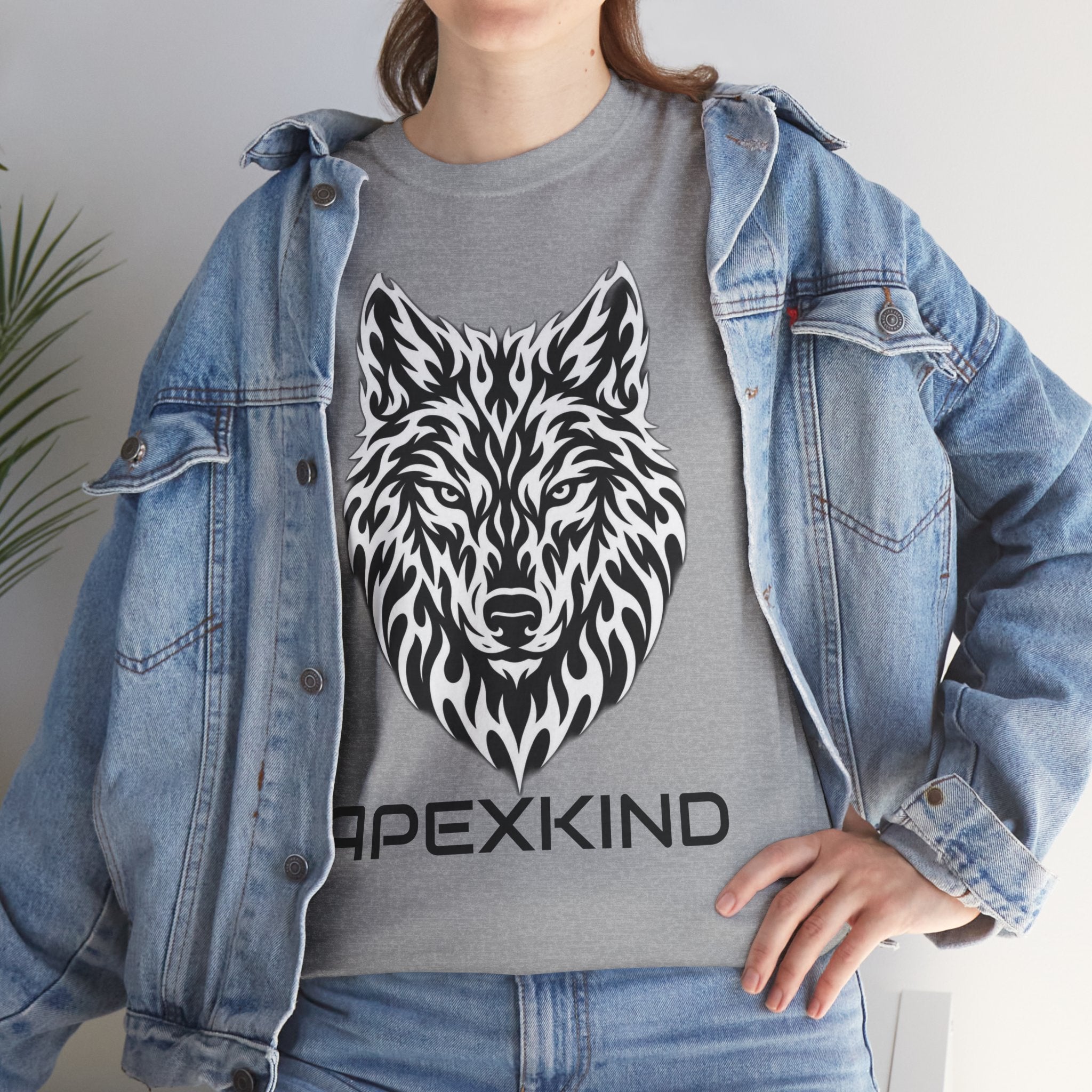 APEXKIND Wolf Tee — APEXKIND T-Shirt ("WALK WILD LIVE SHARP")