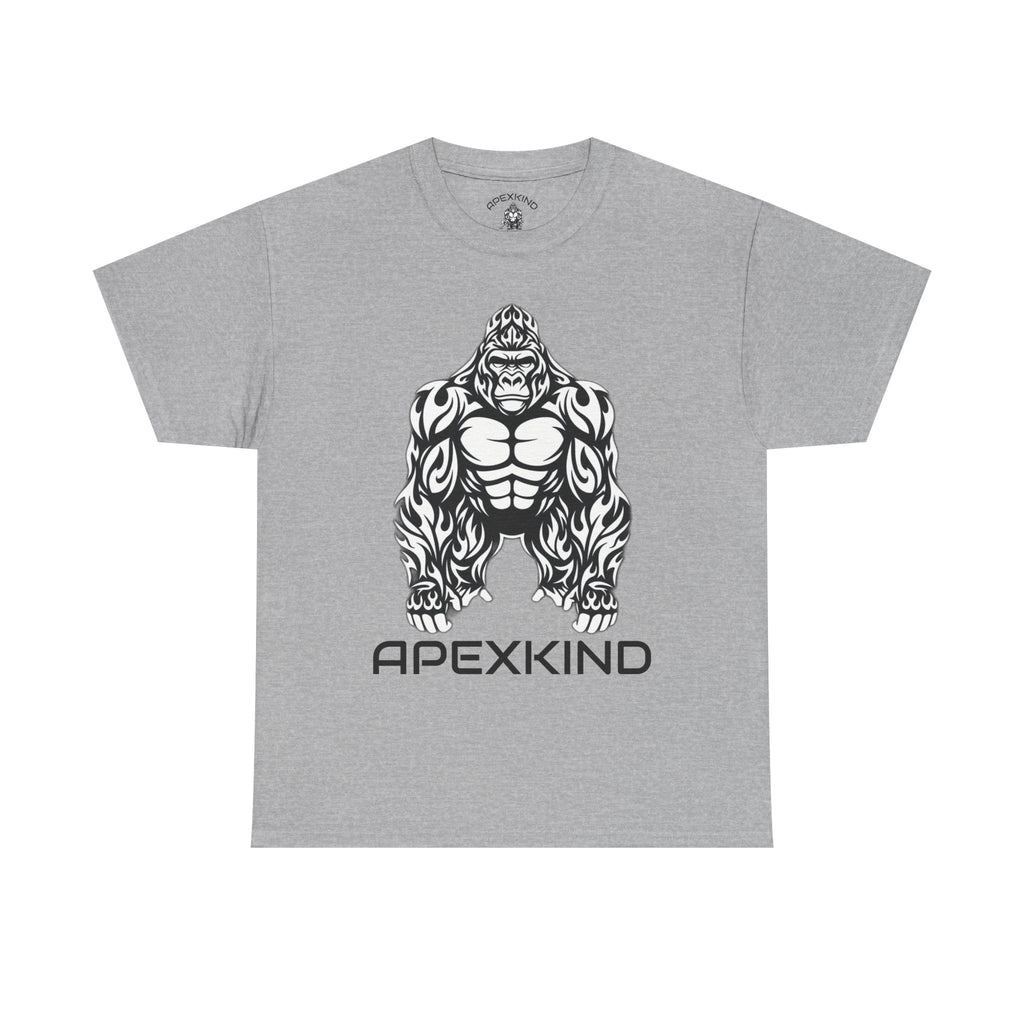 ApexKind Gorilla Tee — 'WALK WILD LIVE SHARP' Graphic Shirt