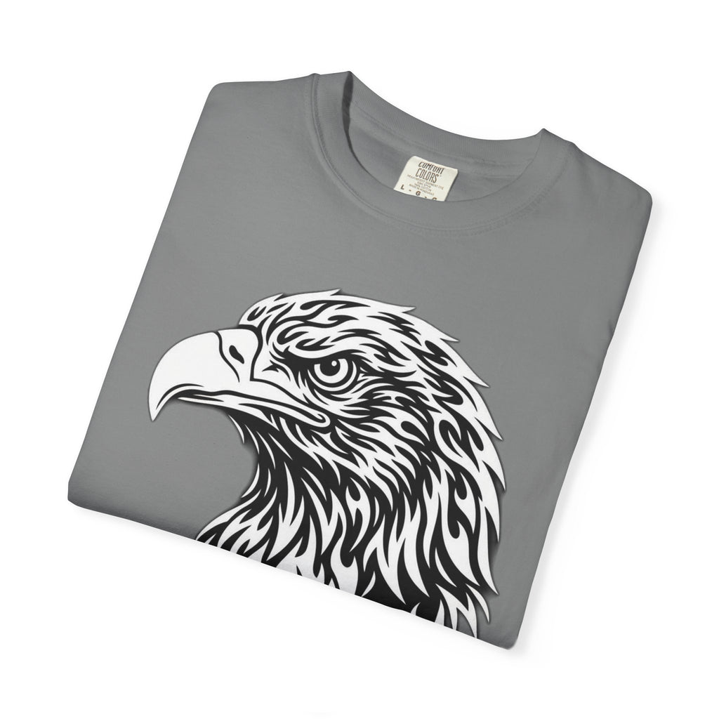BLACK Eagle Head Graphic T-Shirt — APEKKIND Bold Americana Tee