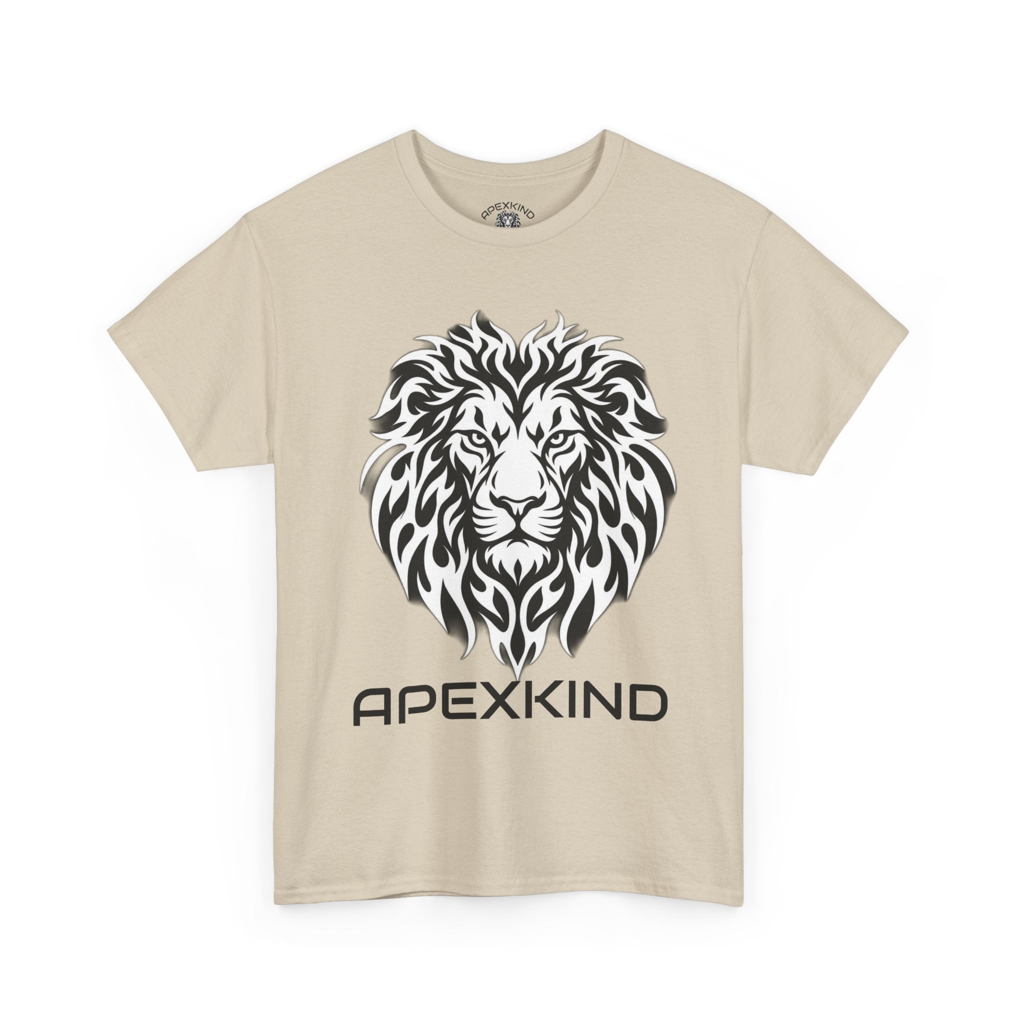 Lion Logo Tee — APEXKIND Motivational Graphic T-Shirt