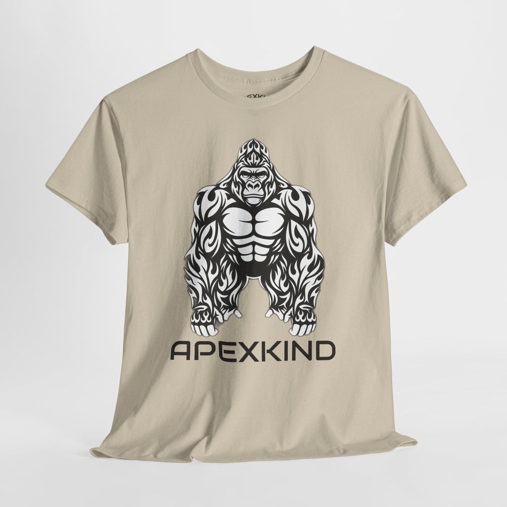 ApexKind Gorilla Tee — 'WALK WILD LIVE SHARP' Graphic Shirt
