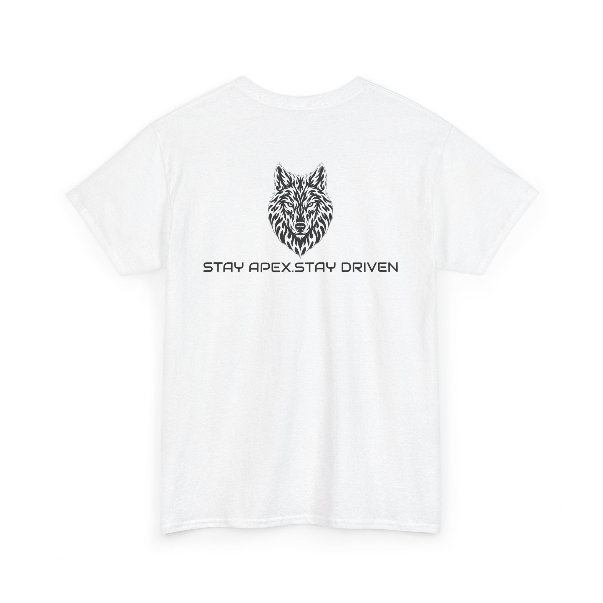 Wolf Logo Tee — APEXKIND 'Stay Apex, Stay Driven' Graphic T-Shirt