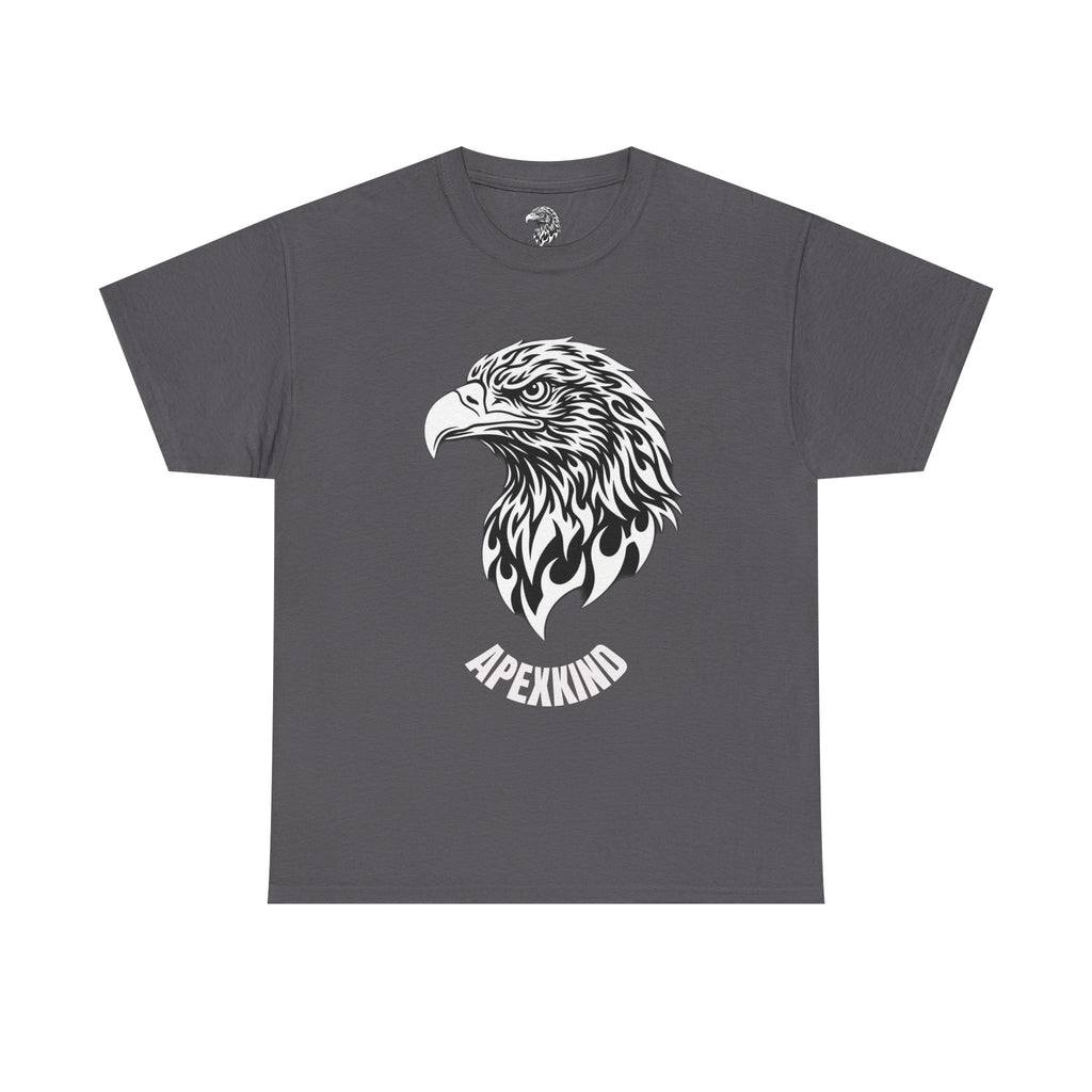 BLACK Eagle Head Graphic T-Shirt — APEKKIND Bold Americana Tee